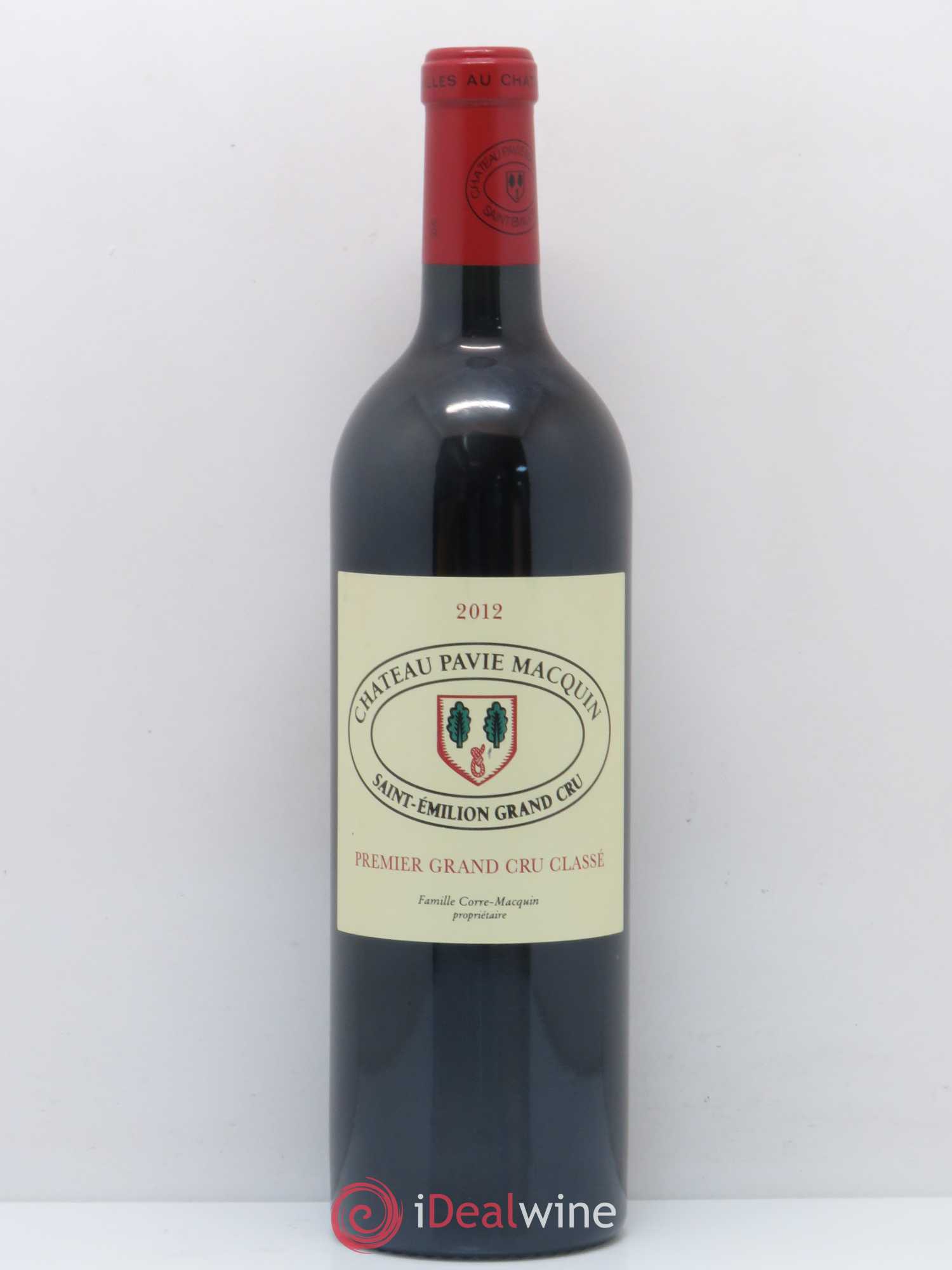 Château Pavie Macquin 1er Grand Cru Classé B 2012 - Lot de 1 bouteille - 0
