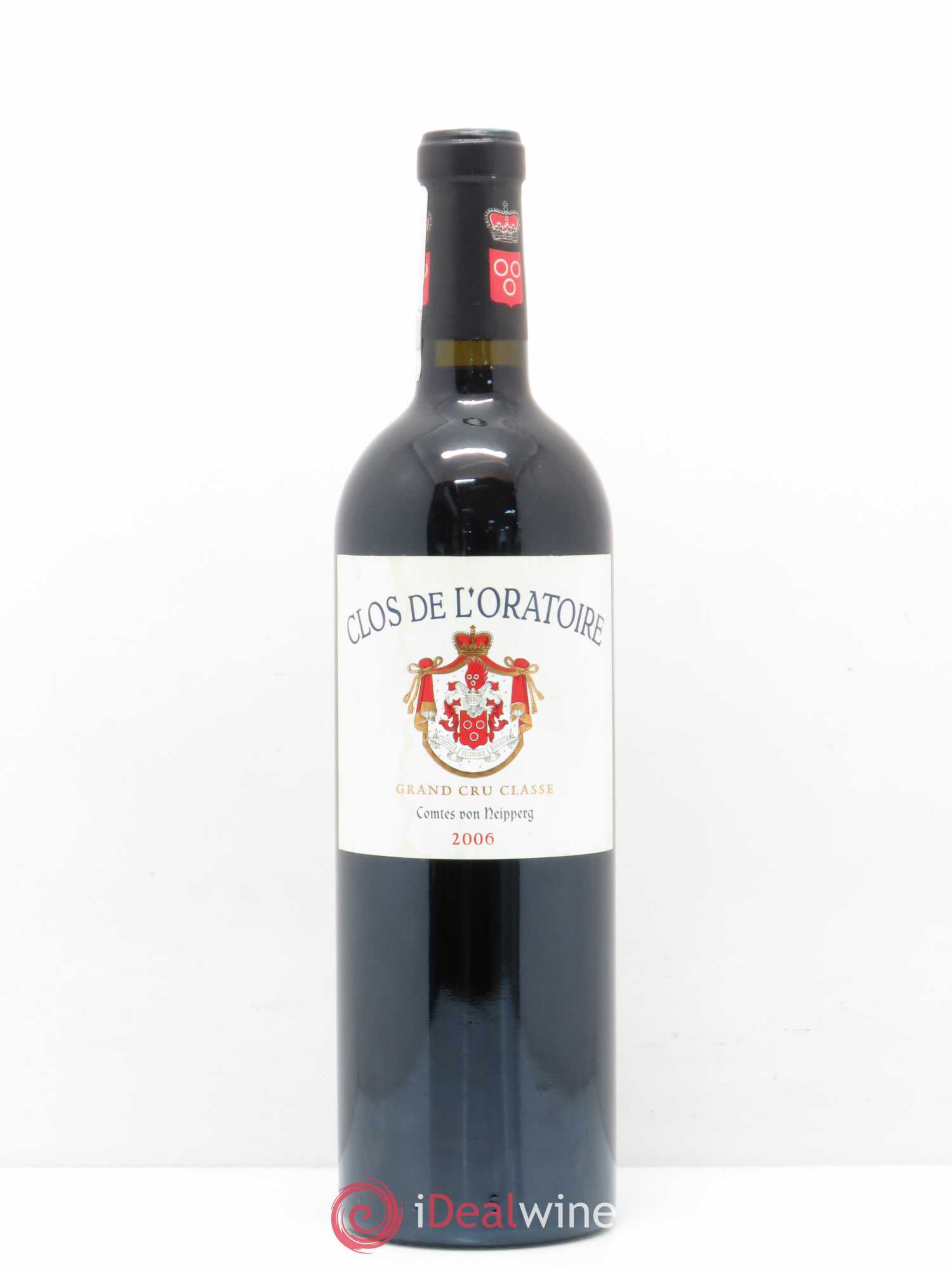 Clos de l'Oratoire Grand Cru Classé 2006 - Lot de 1 bouteille - 0