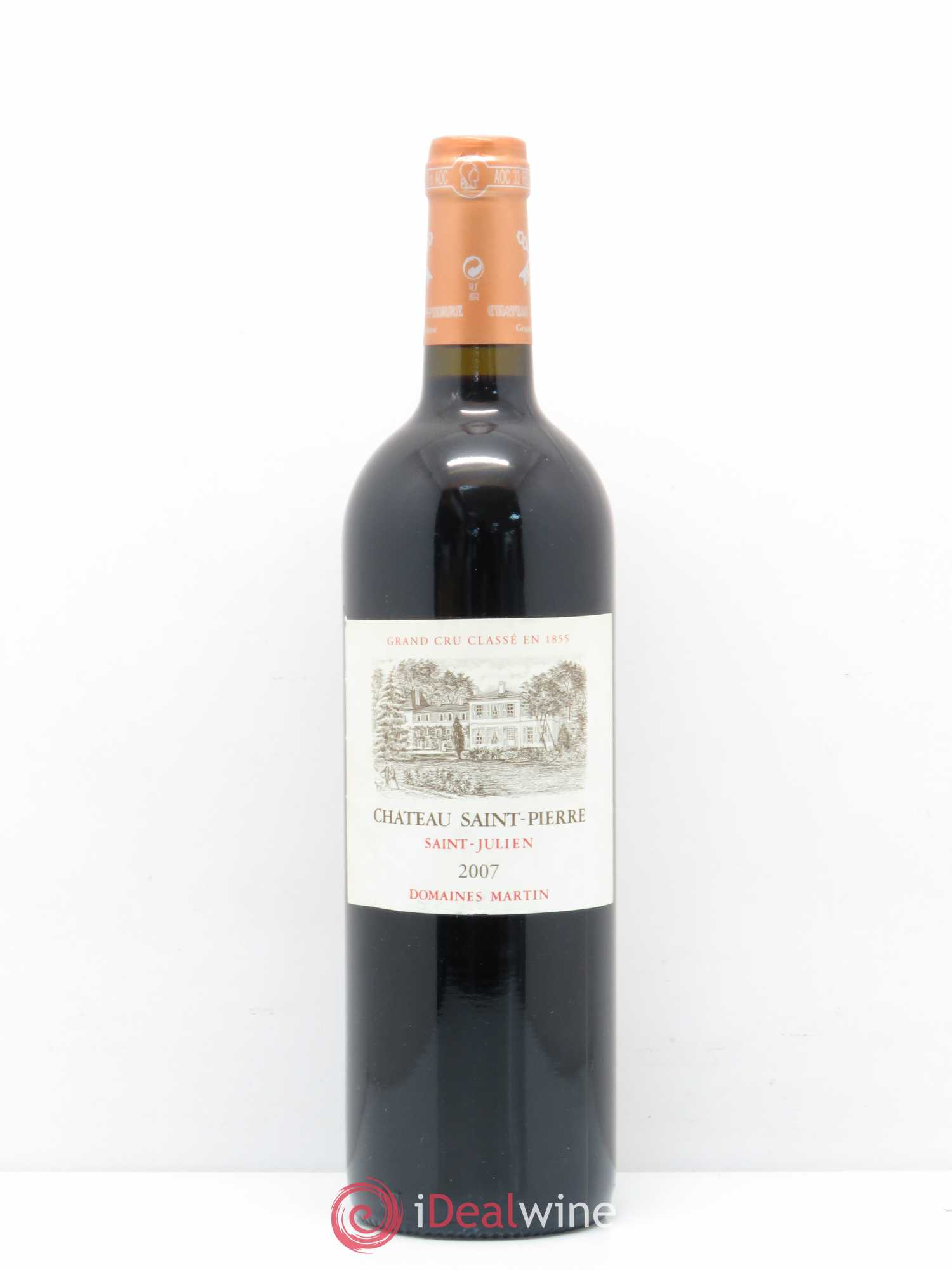 Château Saint-Pierre 4ème Grand Cru Classé 2007 - Lot de 1 bouteille - 0