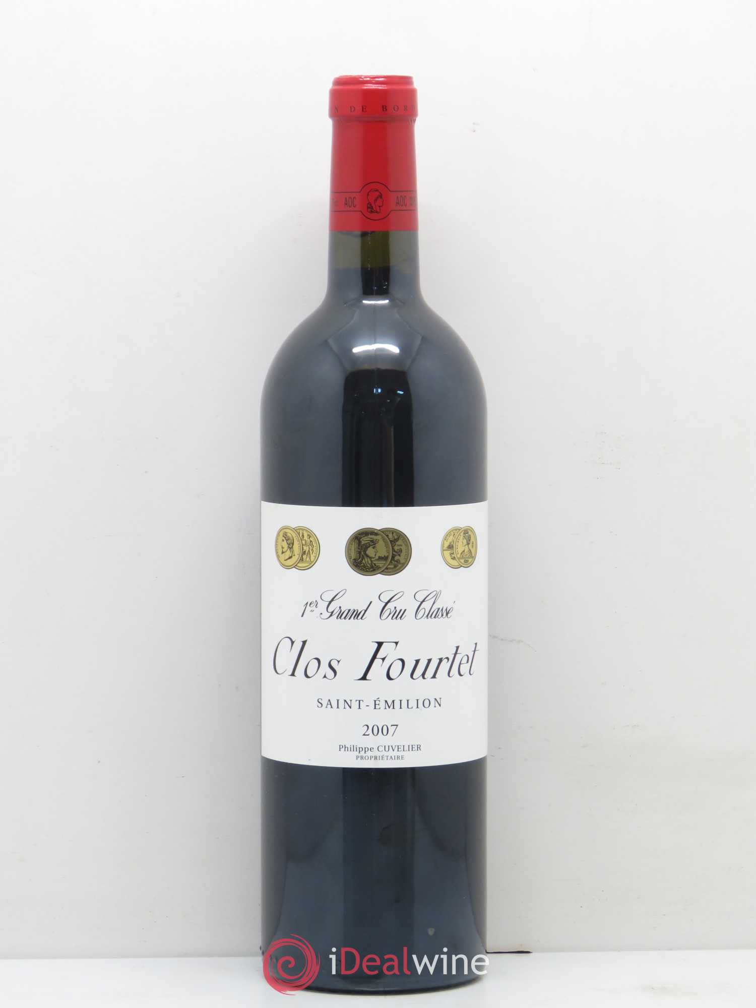 Clos Fourtet 1er Grand Cru Classé B 2007 - Lot de 1 bouteille - 0