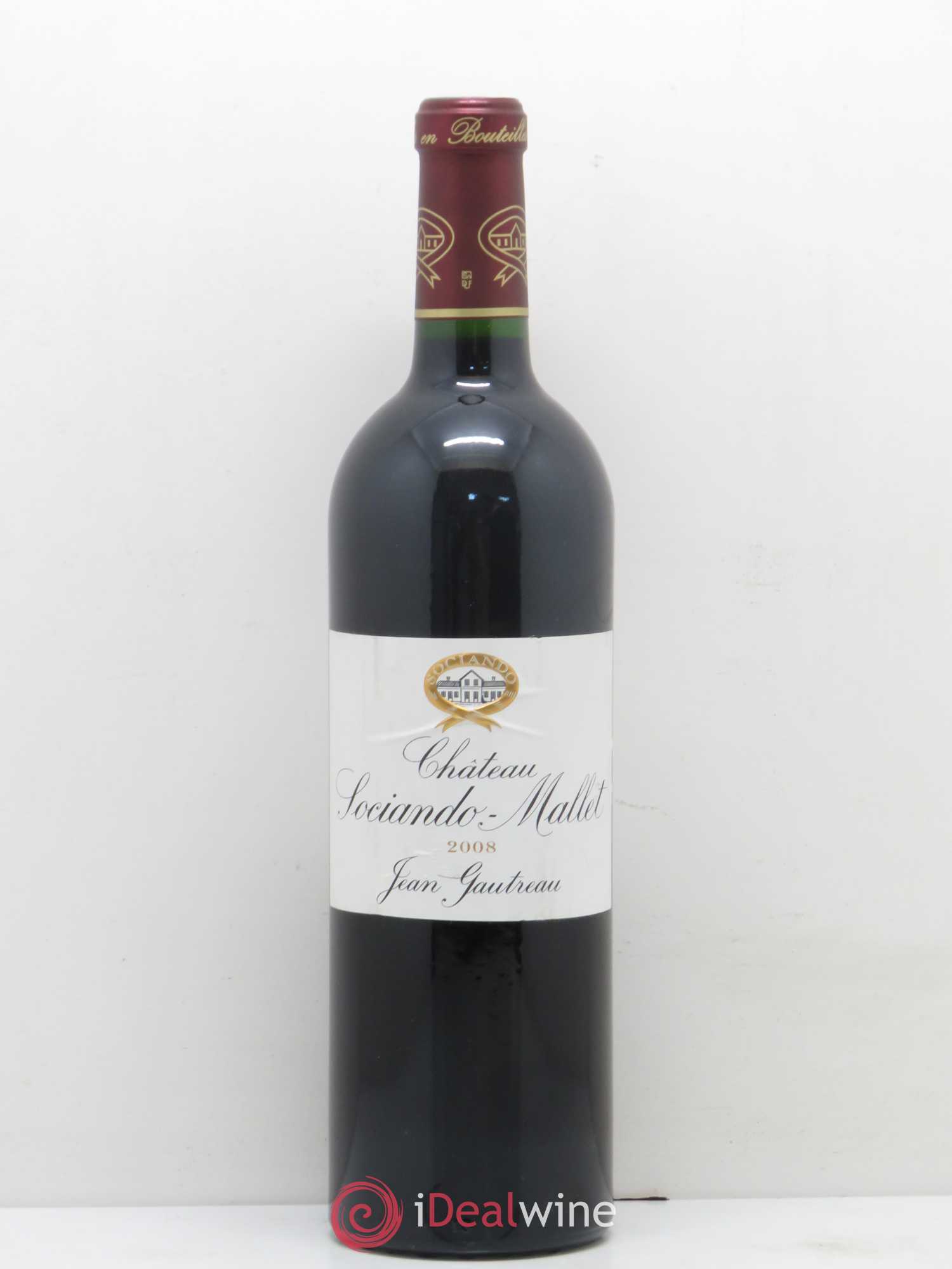 Château Sociando Mallet 2008 - Lot de 1 bouteille - 0