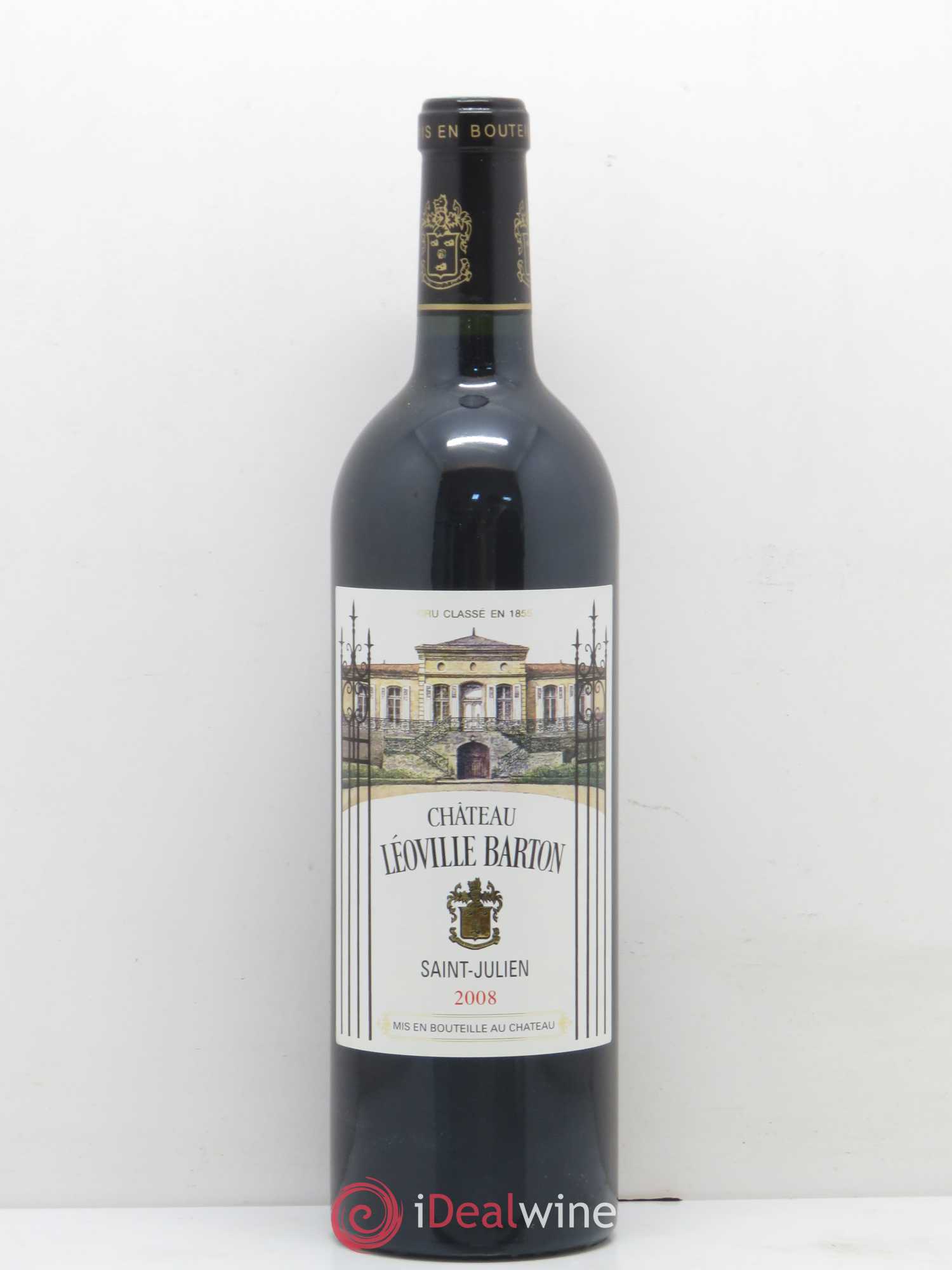 Château Léoville Barton 2ème Grand Cru Classé 2008 - Lot de 1 bouteille - 0