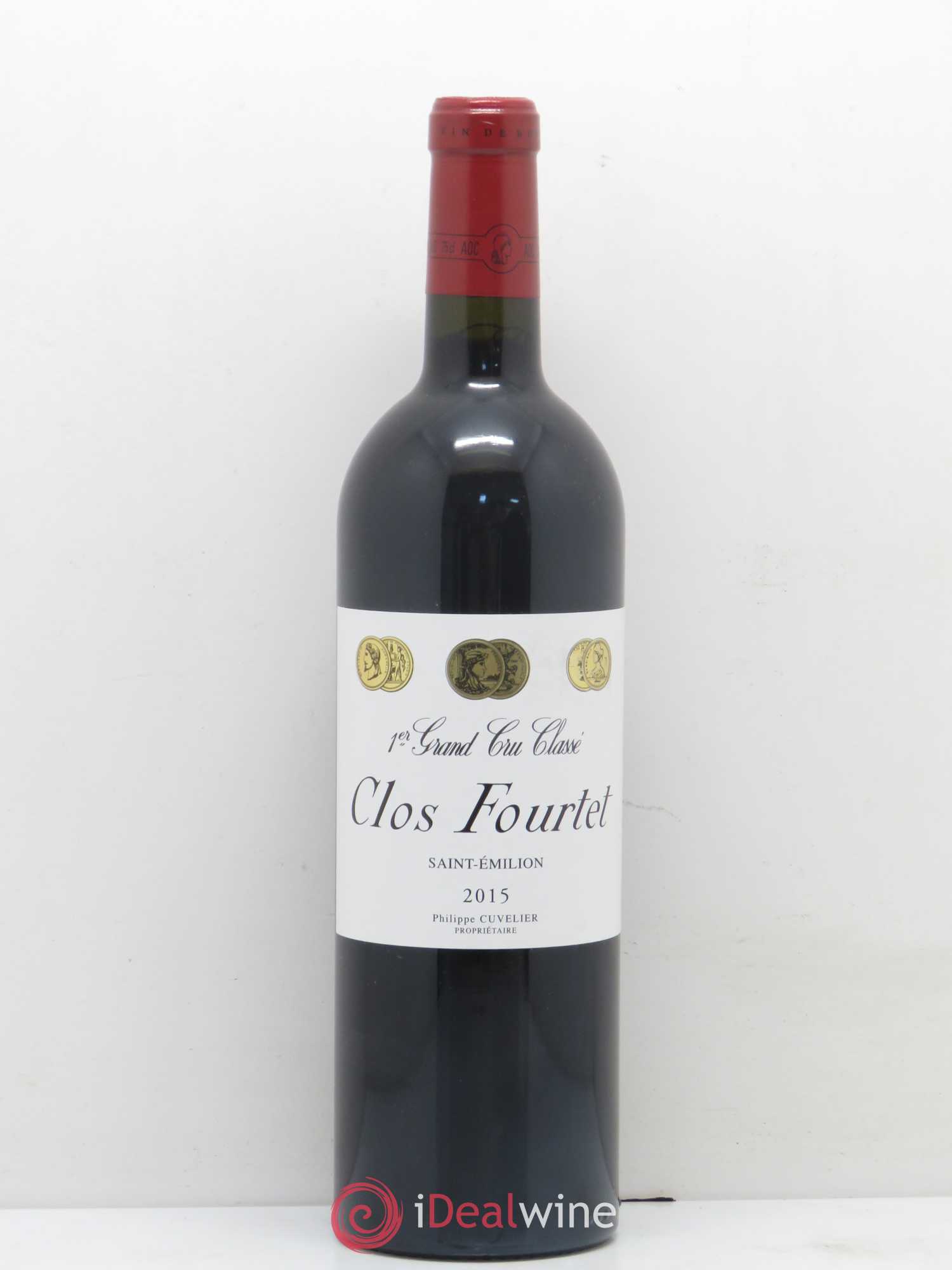 Clos Fourtet 1er Grand Cru Classé B 2015 - Lot de 1 bouteille - 0