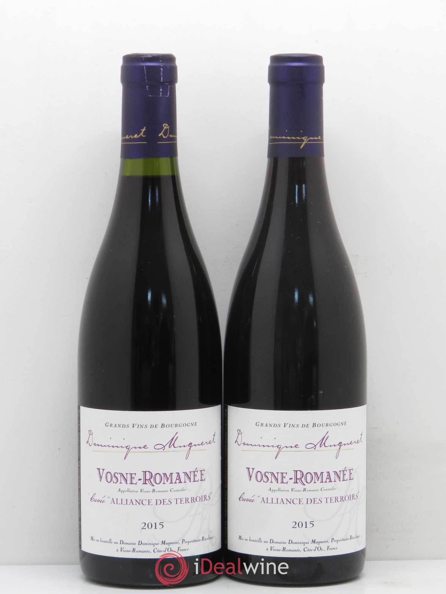 Vosne-Romanée Cuvée Alliance des Terroirs Dominique Mugneret 2015 - Lot de 2 bouteilles - 0