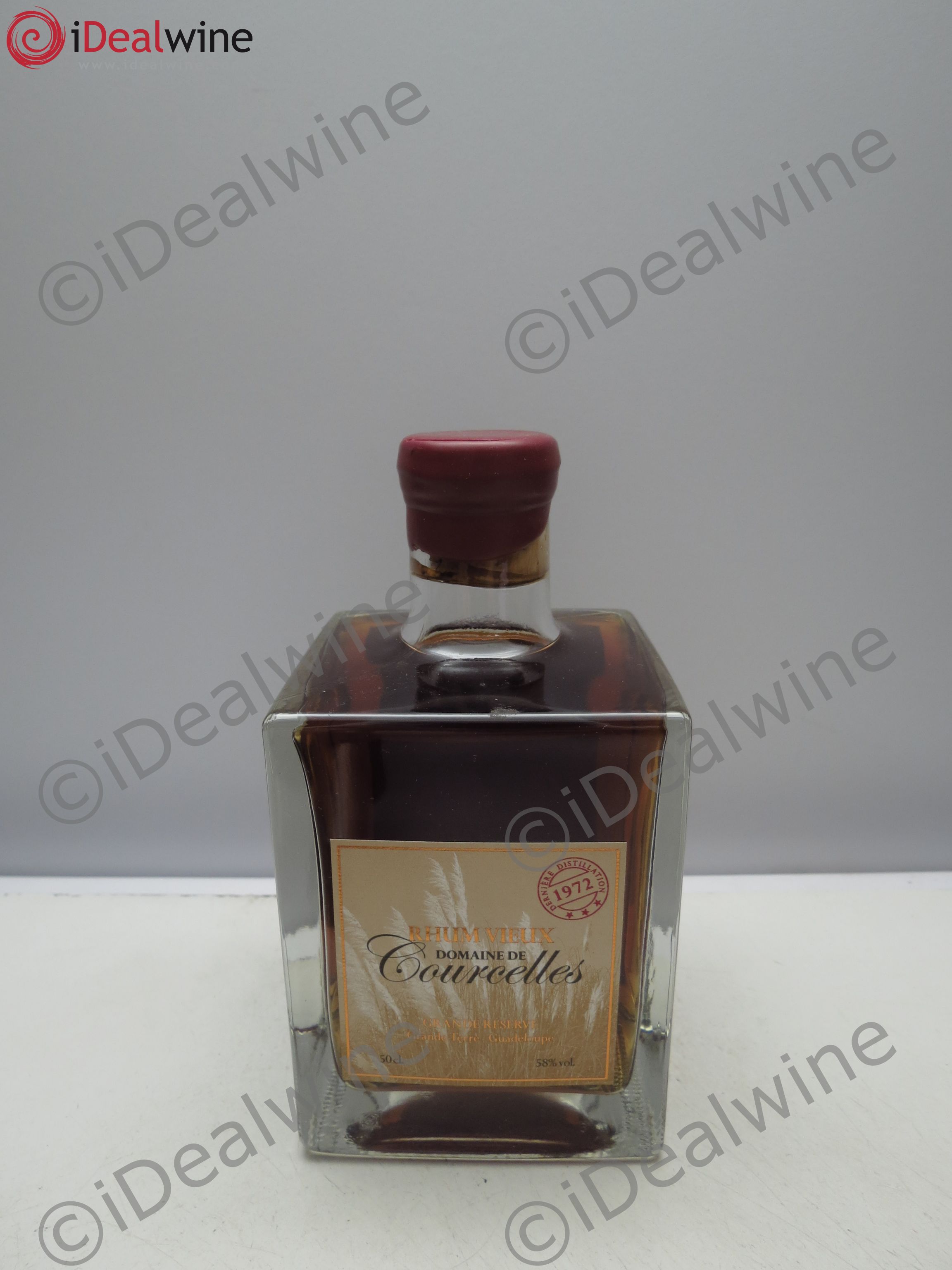 Alcools divers Rhum Vieux Domaine des Courcelles Grande Réserve (50cl) 1972 - Posten von 1 Flasche - 0
