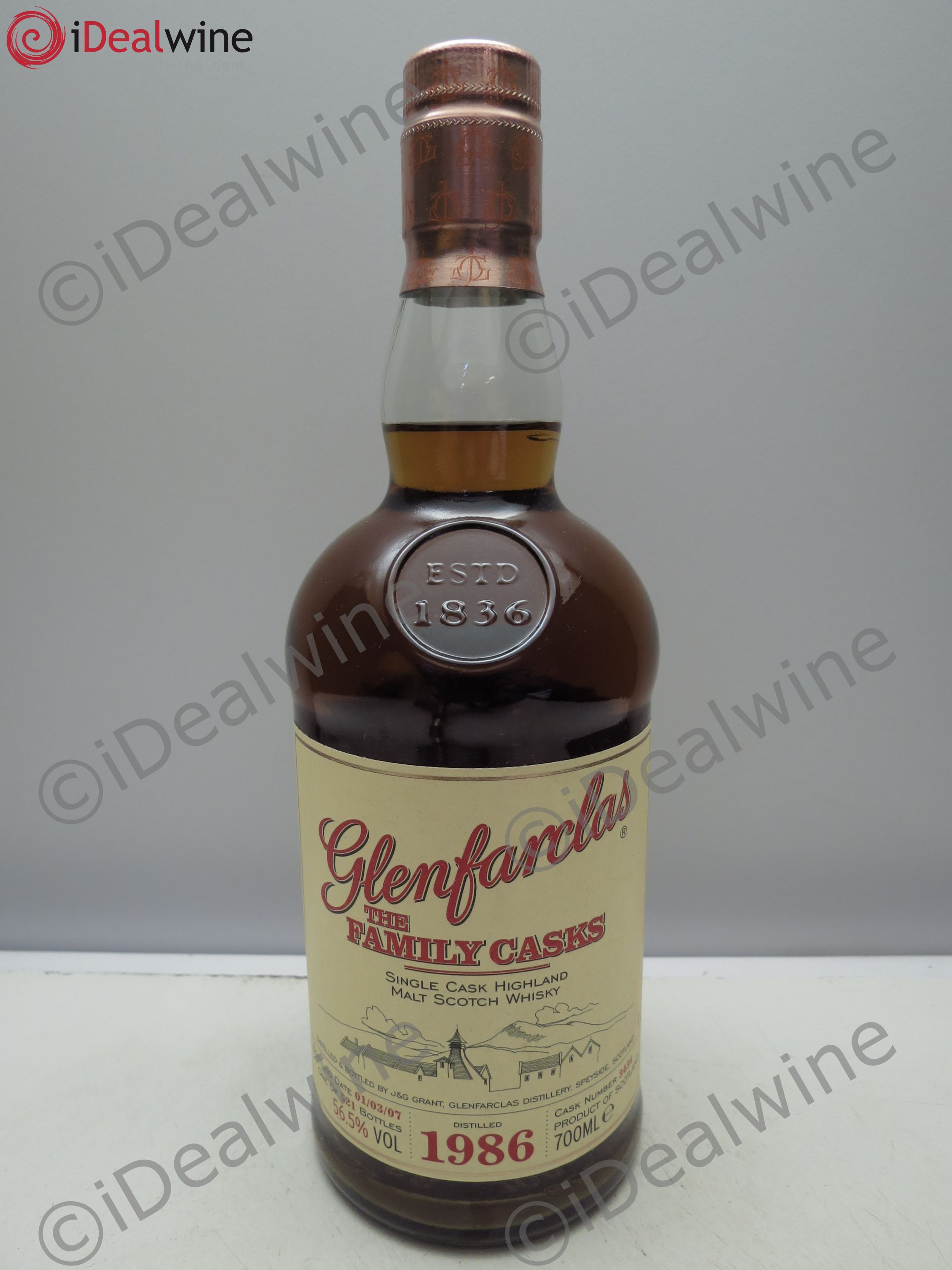 Whisky Glenfarclas Single Cask Highland 1986 - Posten von 1 Flasche - 0