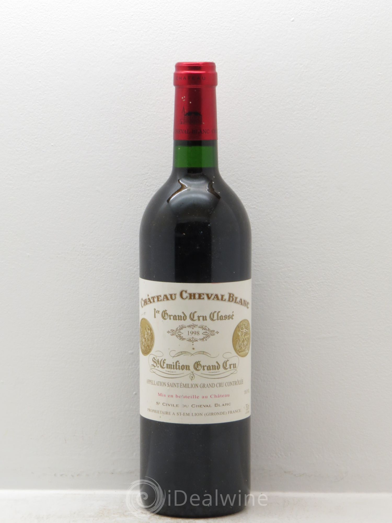 Château Cheval Blanc 1er Grand Cru Classé A 1998 - Lot de 1 bouteille - 0
