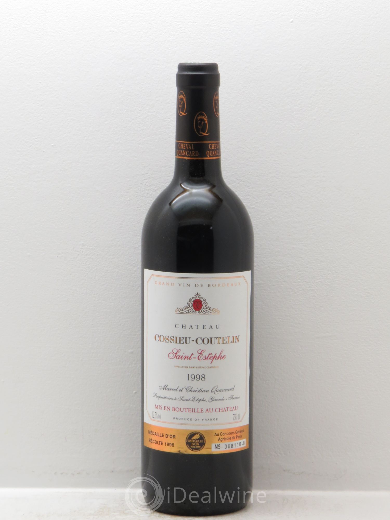 Château Saint-Estèphe 1998 - Posten von 12 Flaschen - 0