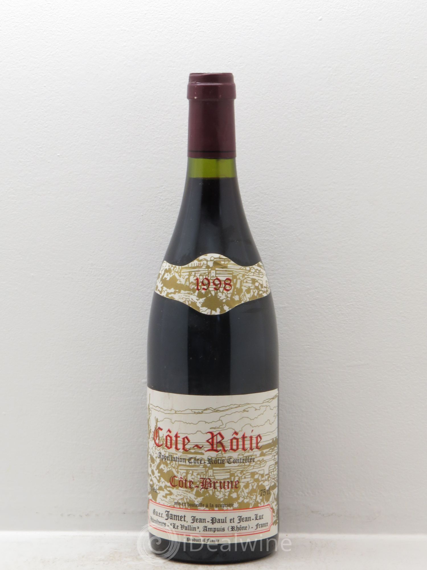 Côte-Rôtie Côte Brune Jamet (Domaine) 1998 - Lot de 1 bouteille - 0
