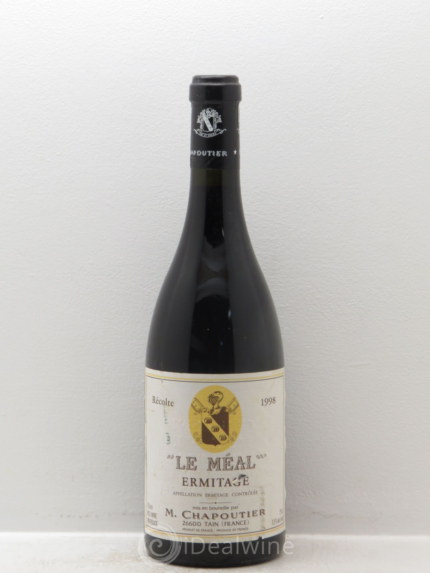 Hermitage Ermitage Le Méal Chapoutier 1998 - Lot de 1 bouteille - 0