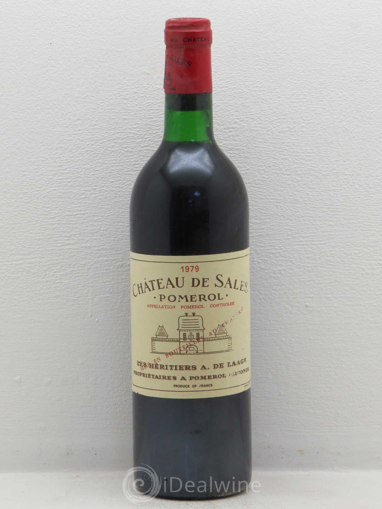 Château de Sales Pomerol (sans prix de réserve) 1979 - Posten von 1 Flasche - 0