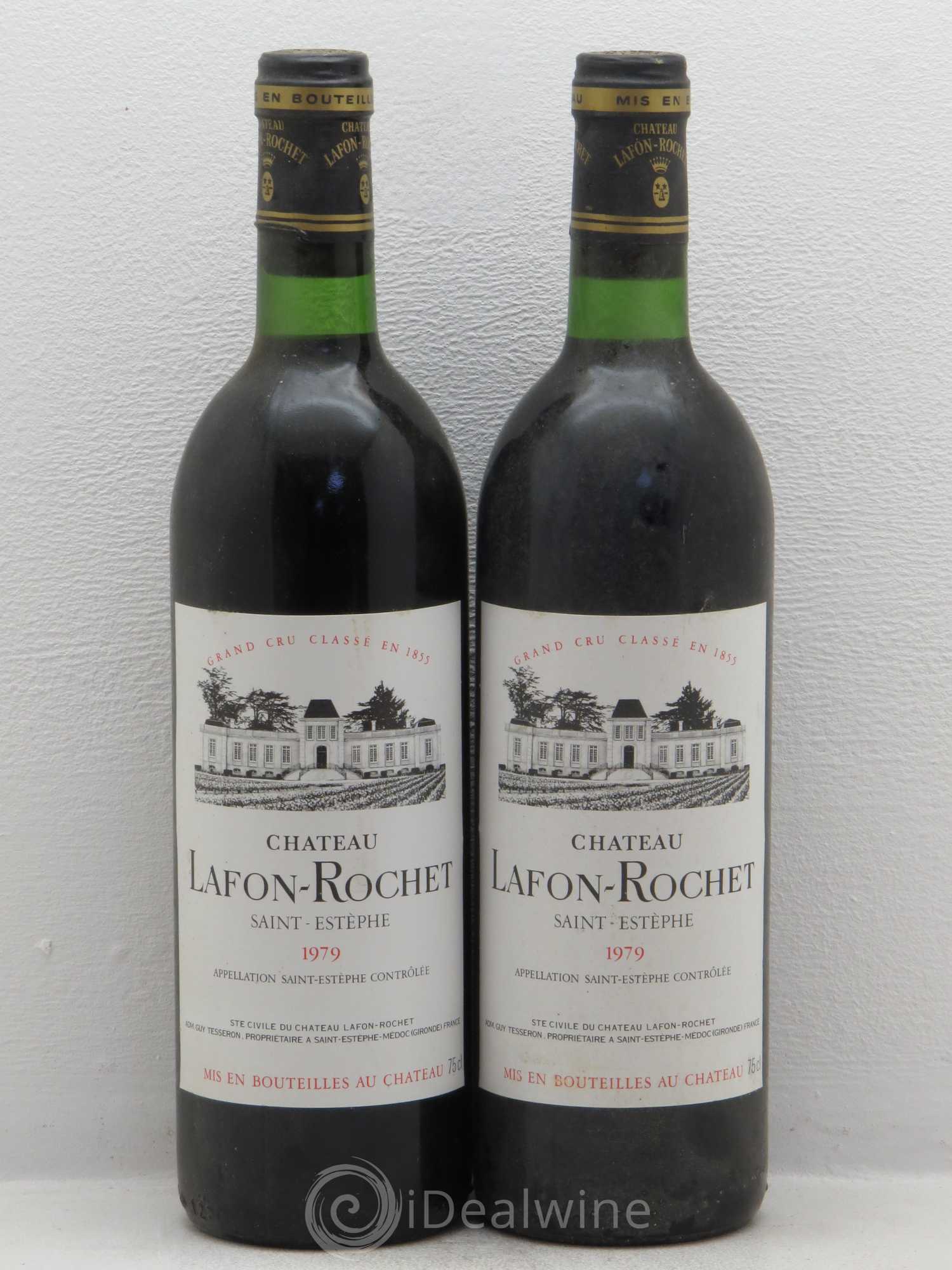 Château Lafon Rochet 4ème Grand Cru Classé (sans prix de réserve) 1979 - Lot de 2 bouteilles - 0