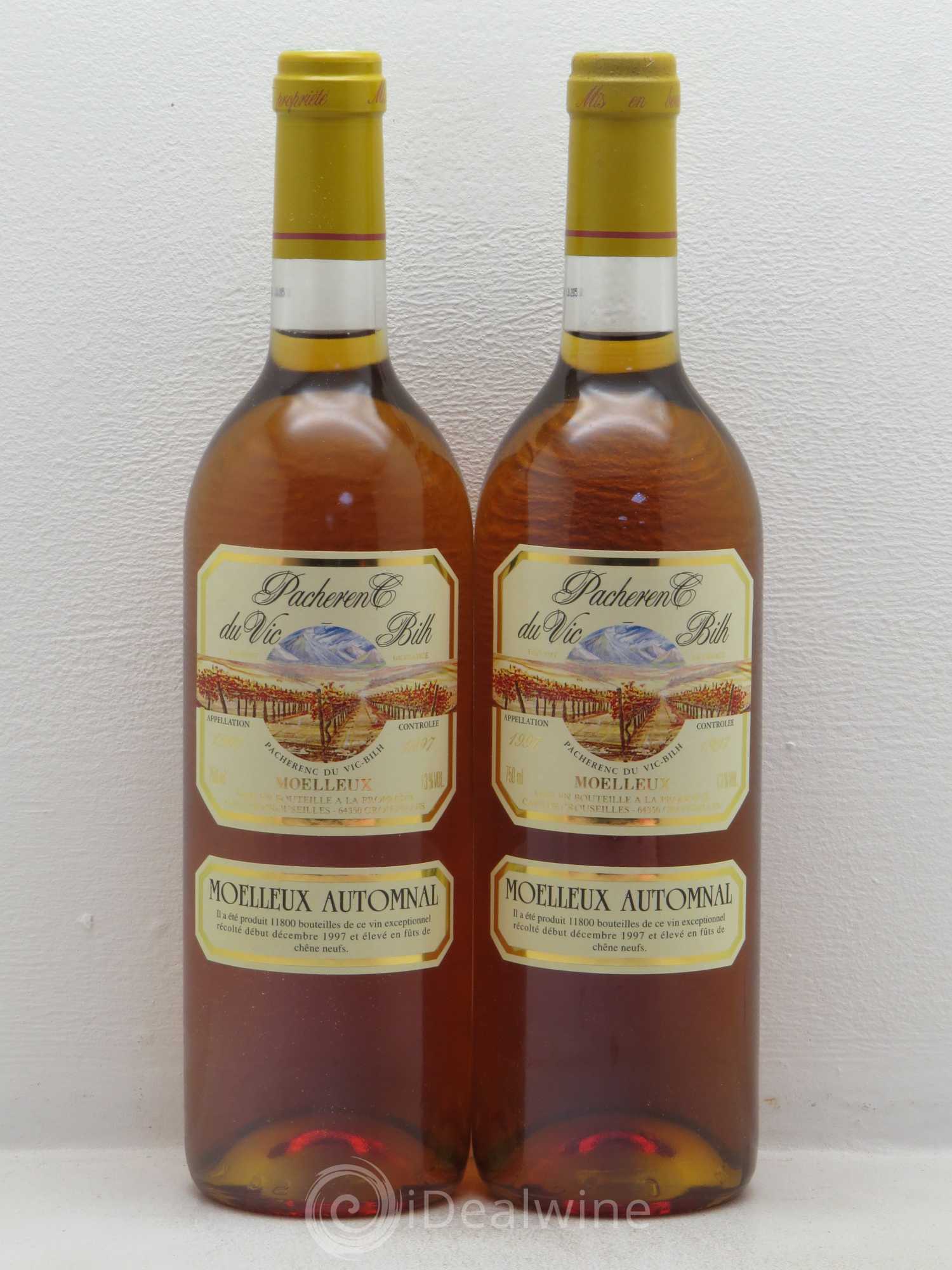 Pacherenc du Vic-Bilh Cave de Crouseille (sans prix de réserve) 1997 - Lotto di 2 bottiglie - 0