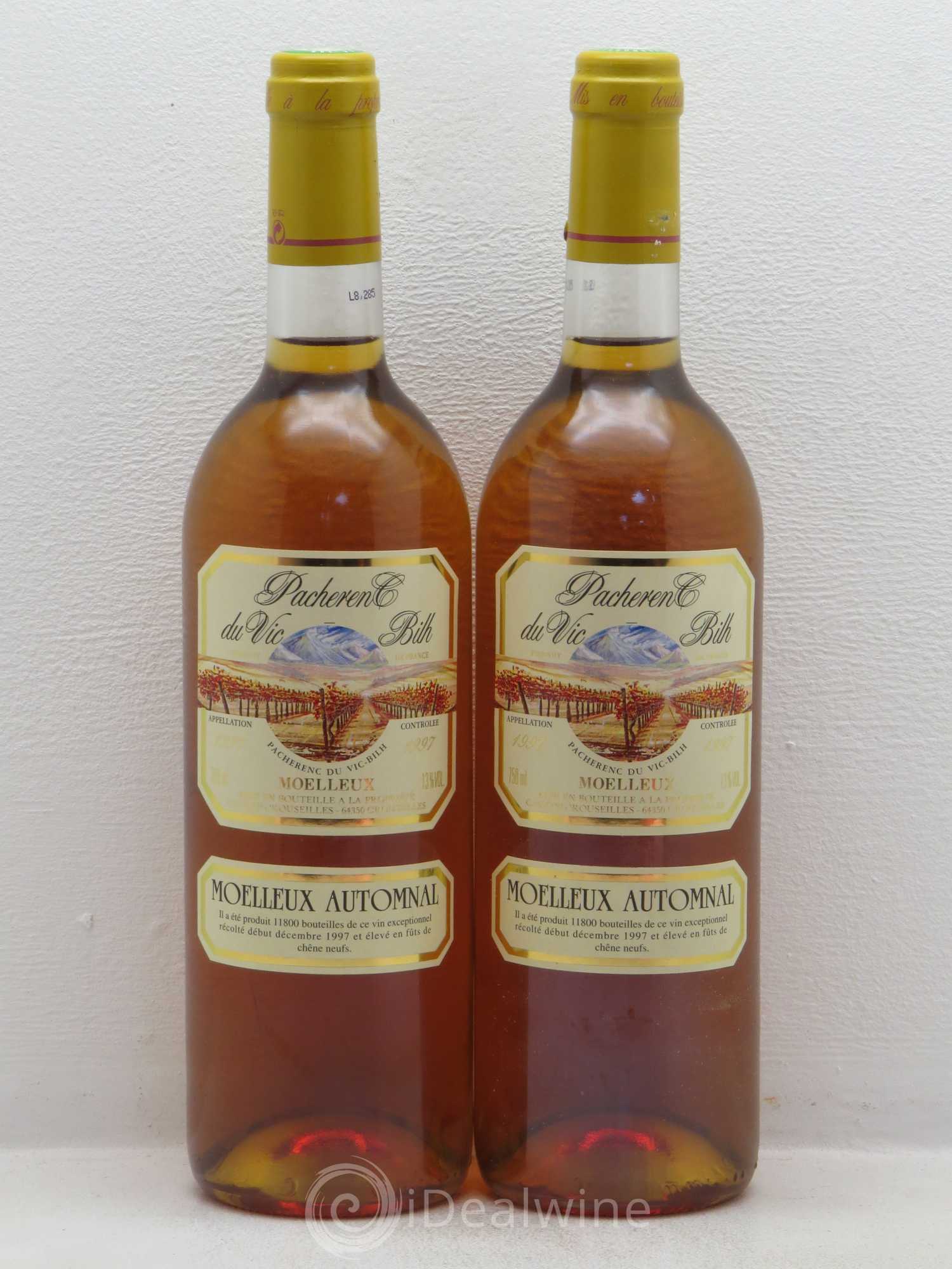 Pacherenc du Vic-Bilh Cave de Crouseille (sans prix de réserve) 1997 - Lotto di 2 bottiglie - 0