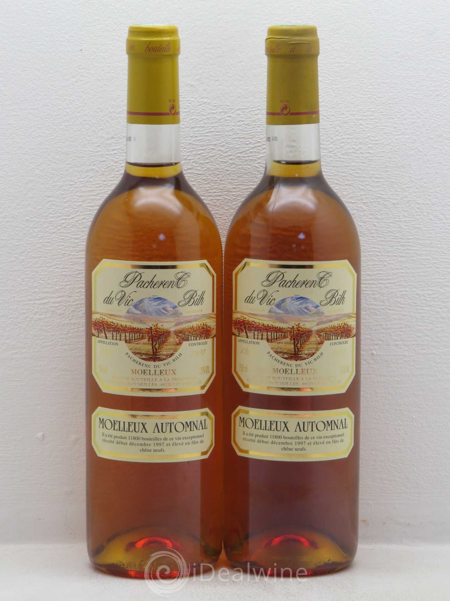 Pacherenc du Vic-Bilh Cave de Crouseille (sans prix de réserve) 1997 - Lotto di 2 bottiglie - 0
