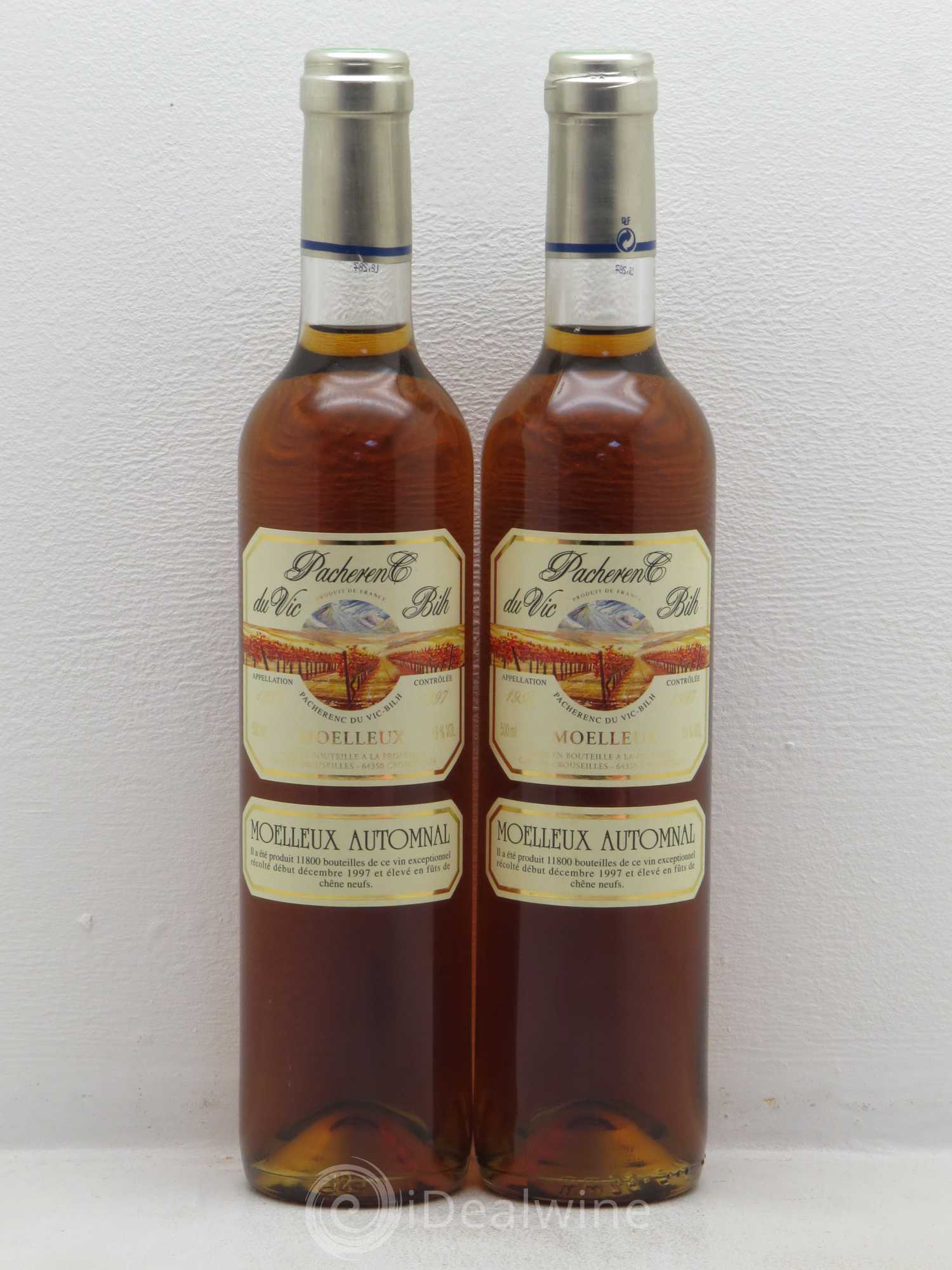 Pacherenc du Vic-Bilh Cave de Crouseille (sans prix de réserve) 1997 - Lotto di 2 bottiglie - 0