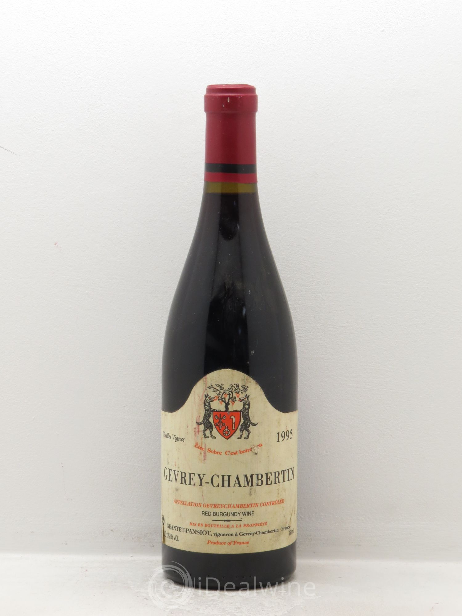 Gevrey-Chambertin Vieilles vignes Geantet-Pansiot (sans prix de réserve) 1995 - Lot de 1 bouteille - 0