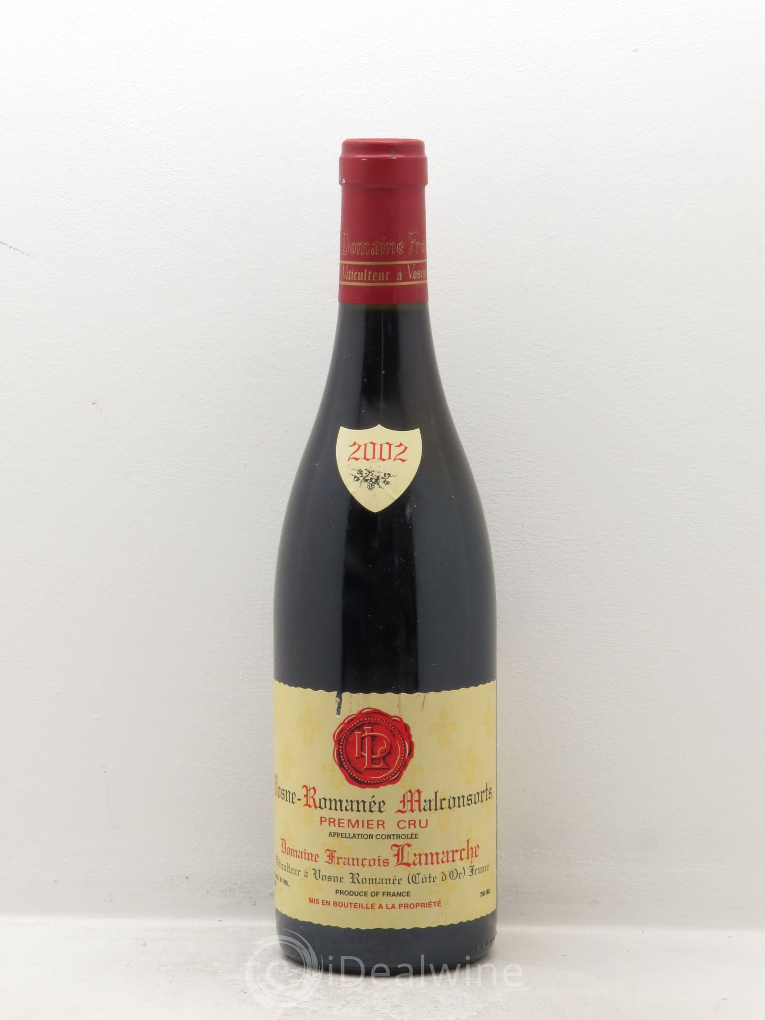 Vosne-Romanée 1er Cru Les Malconsorts Lamarche (Domaine) 2002 - Lot de 1 bouteille - 0