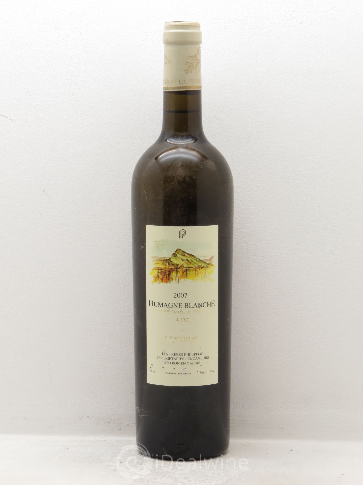 Vins Etrangers Suisse Vaud Humagne Blanche Domaine Philippoz (sans prix de réserve) 2007 - Lotto di 6 bottiglie - 0