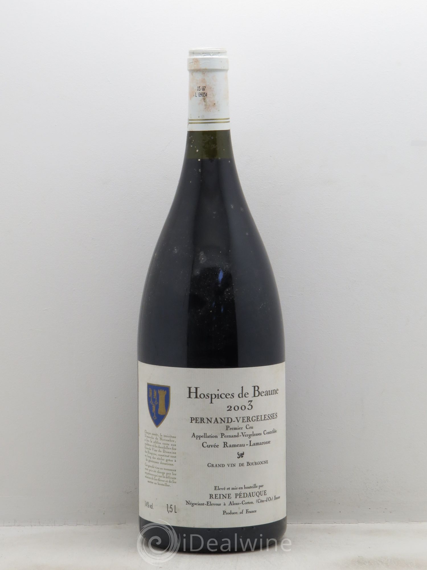 Pernand-Vergelesses 1er Cru Cuvée Rameau-Lamarosse Reine Pédauque 2003 - Posten von 1 Magnum - 0
