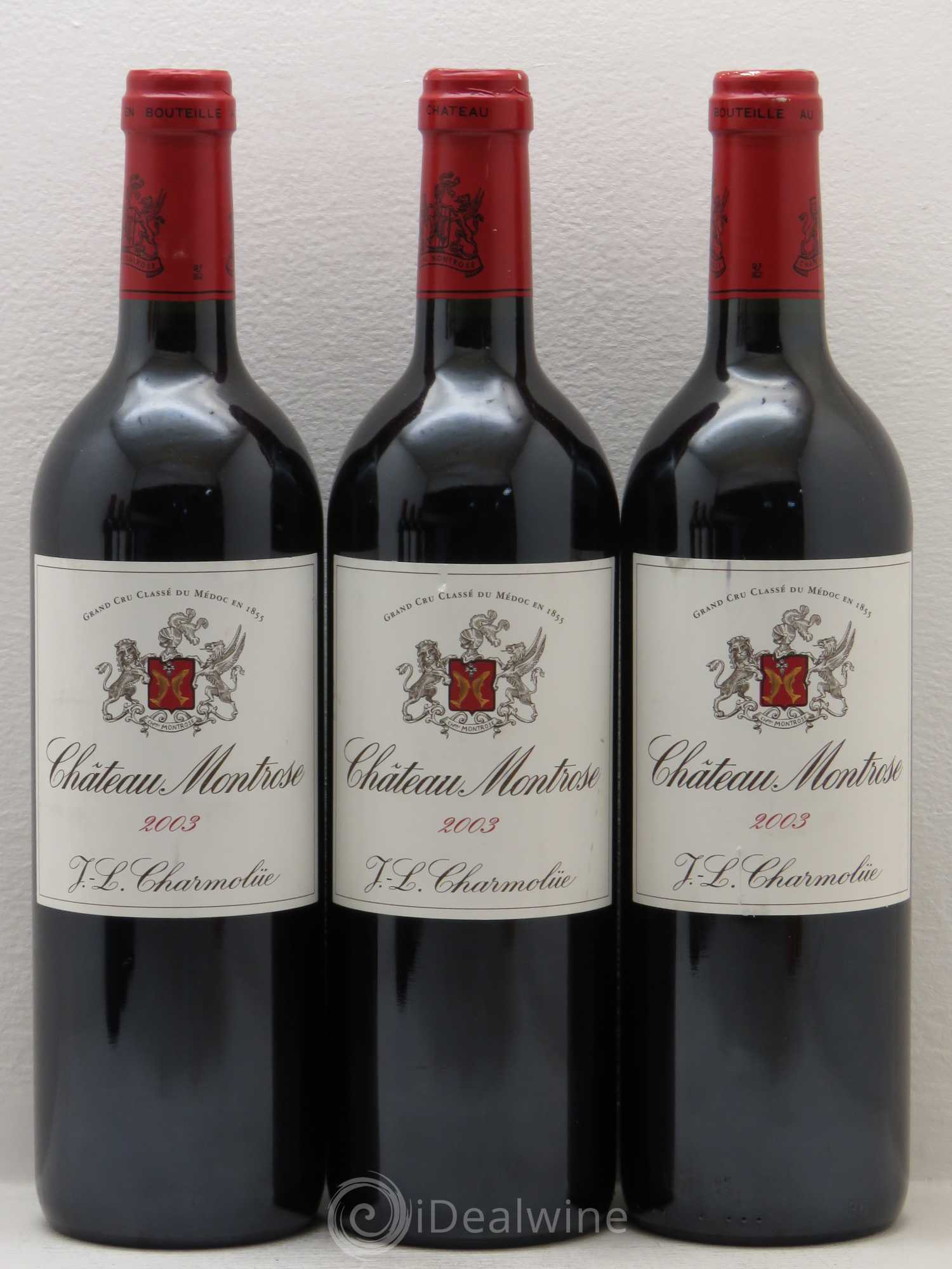 Château Montrose 2ème Grand Cru Classé 2003 - Lot de 6 bouteilles - 1
