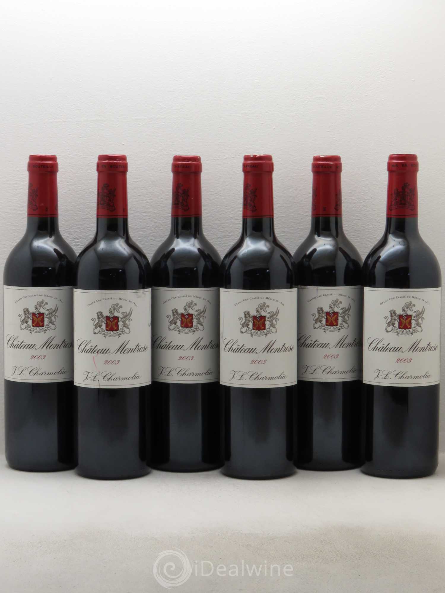 Château Montrose 2ème Grand Cru Classé 2003 - Lot de 6 bouteilles - 0