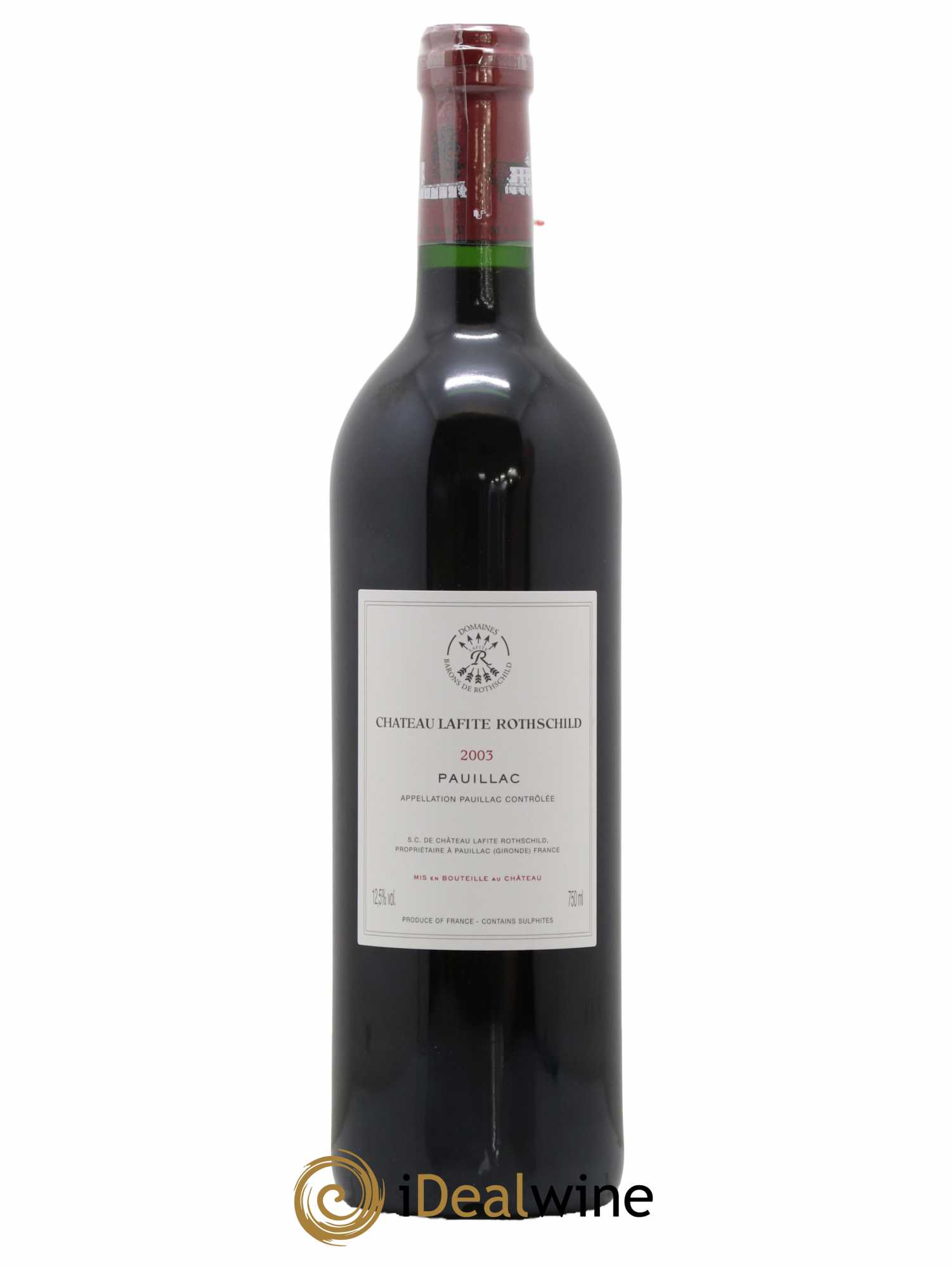 Château Lafite Rothschild 1er Grand Cru Classé 2003 - Lot de 1 bouteille - 1