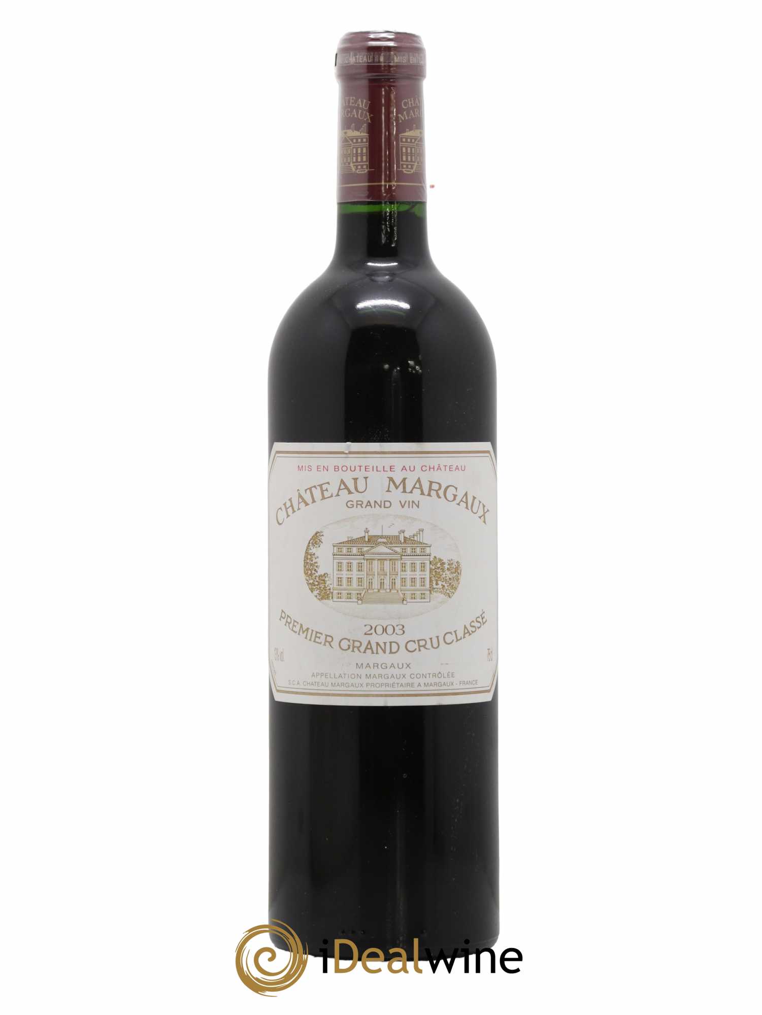 Château Margaux 1er Grand Cru Classé 2003 - Lot de 1 bouteille - 0
