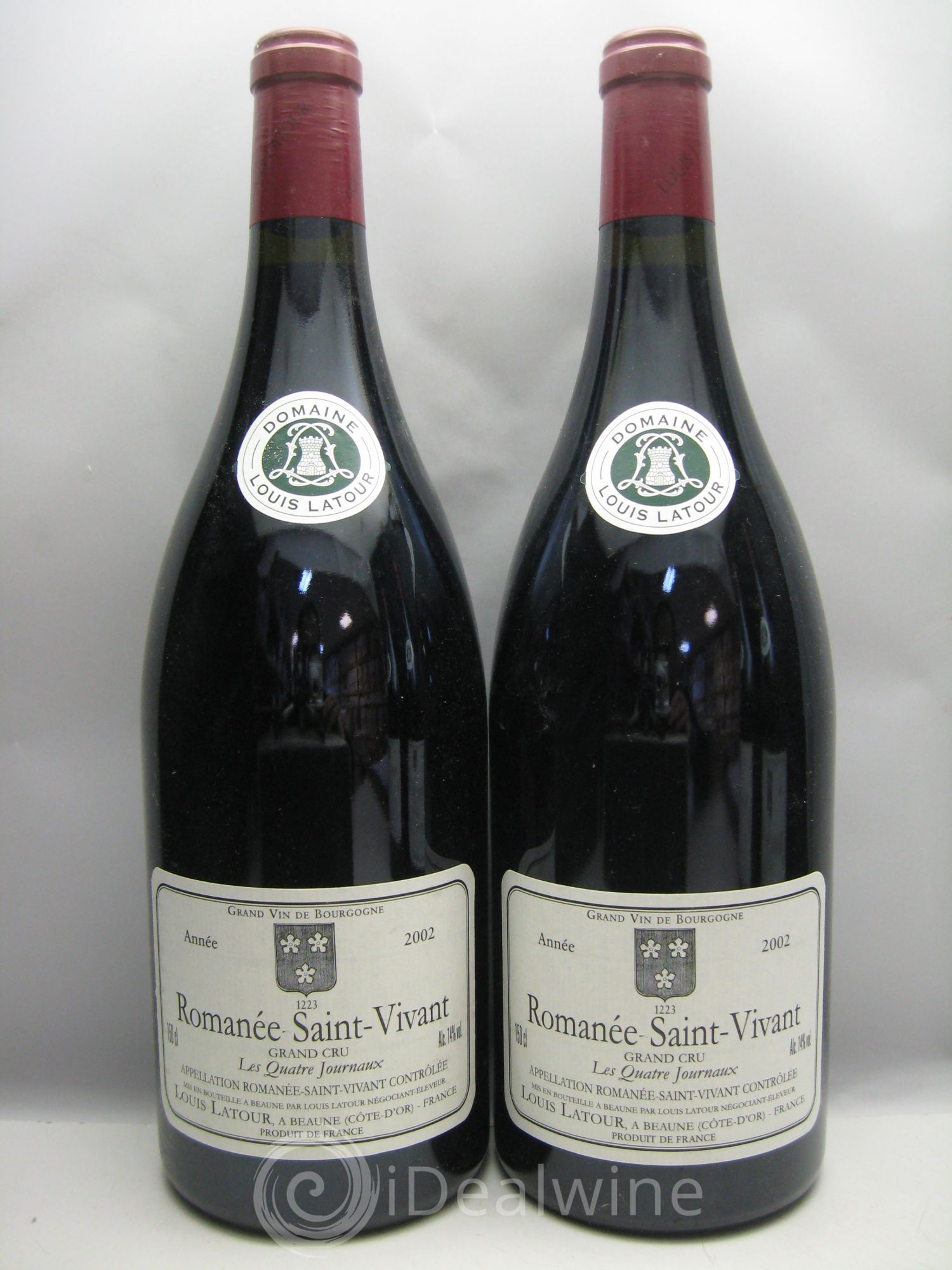 Romanée-Saint-Vivant Grand Cru Les Quatre Journaux Louis Latour 2002 - Lot de 6 magnums - 1