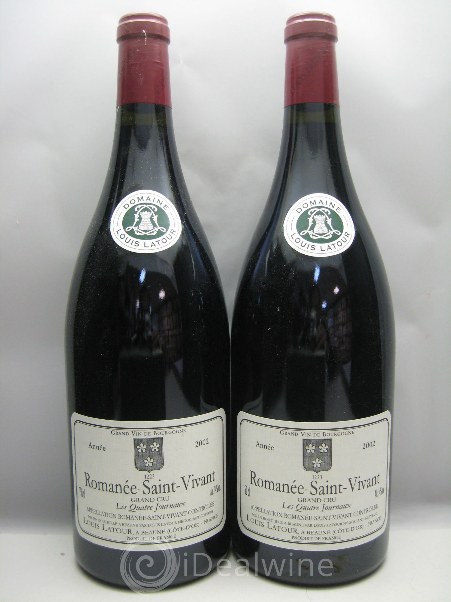 Romanée-Saint-Vivant Grand Cru Les Quatre Journaux Louis Latour 2002 - Lot de 6 magnums - 2