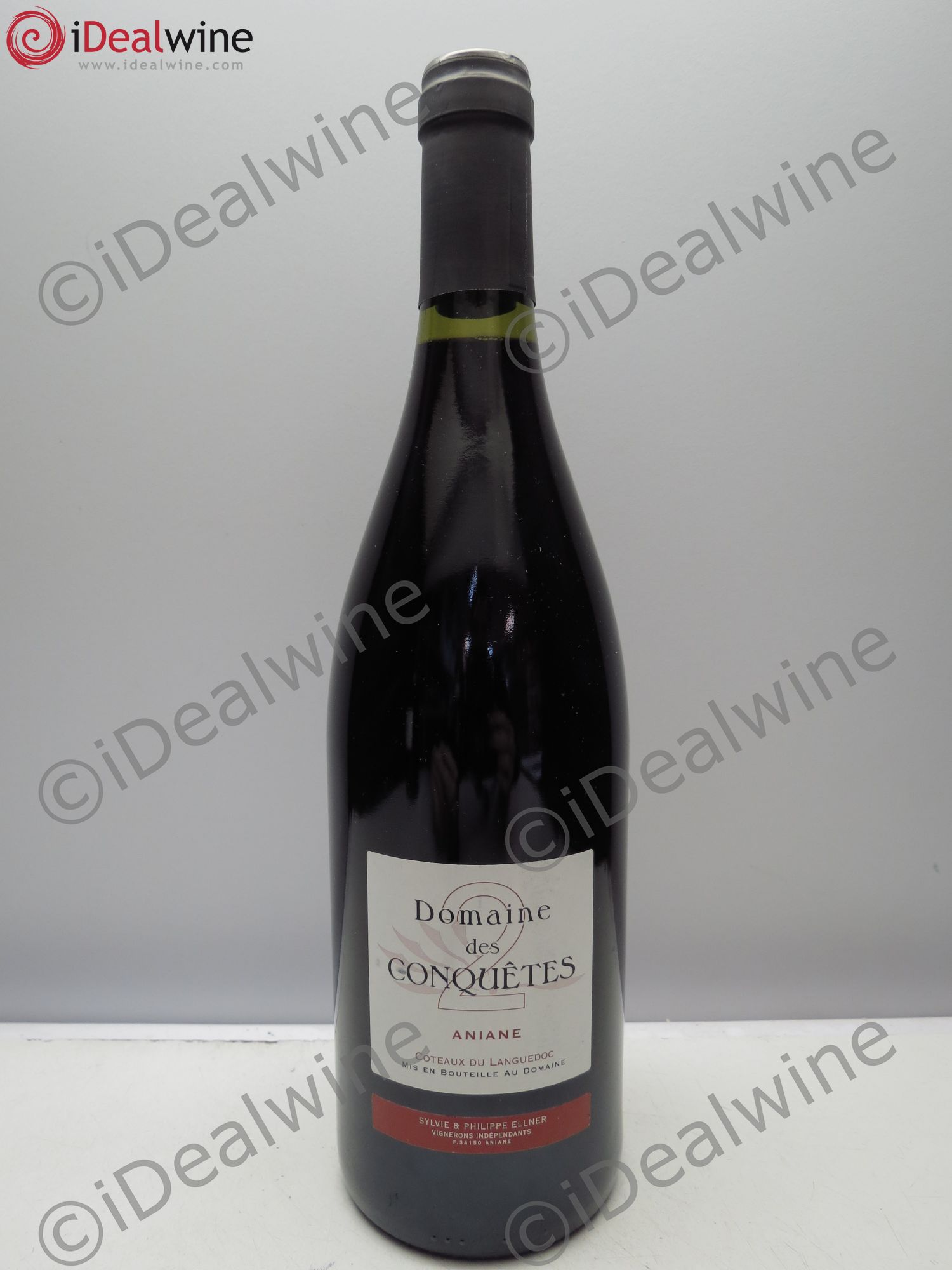 Coteaux du Languedoc Terrasses de Larzac, Domaine des Conquêtes. Aniane 2001 - Posten von 1 Flasche - 0
