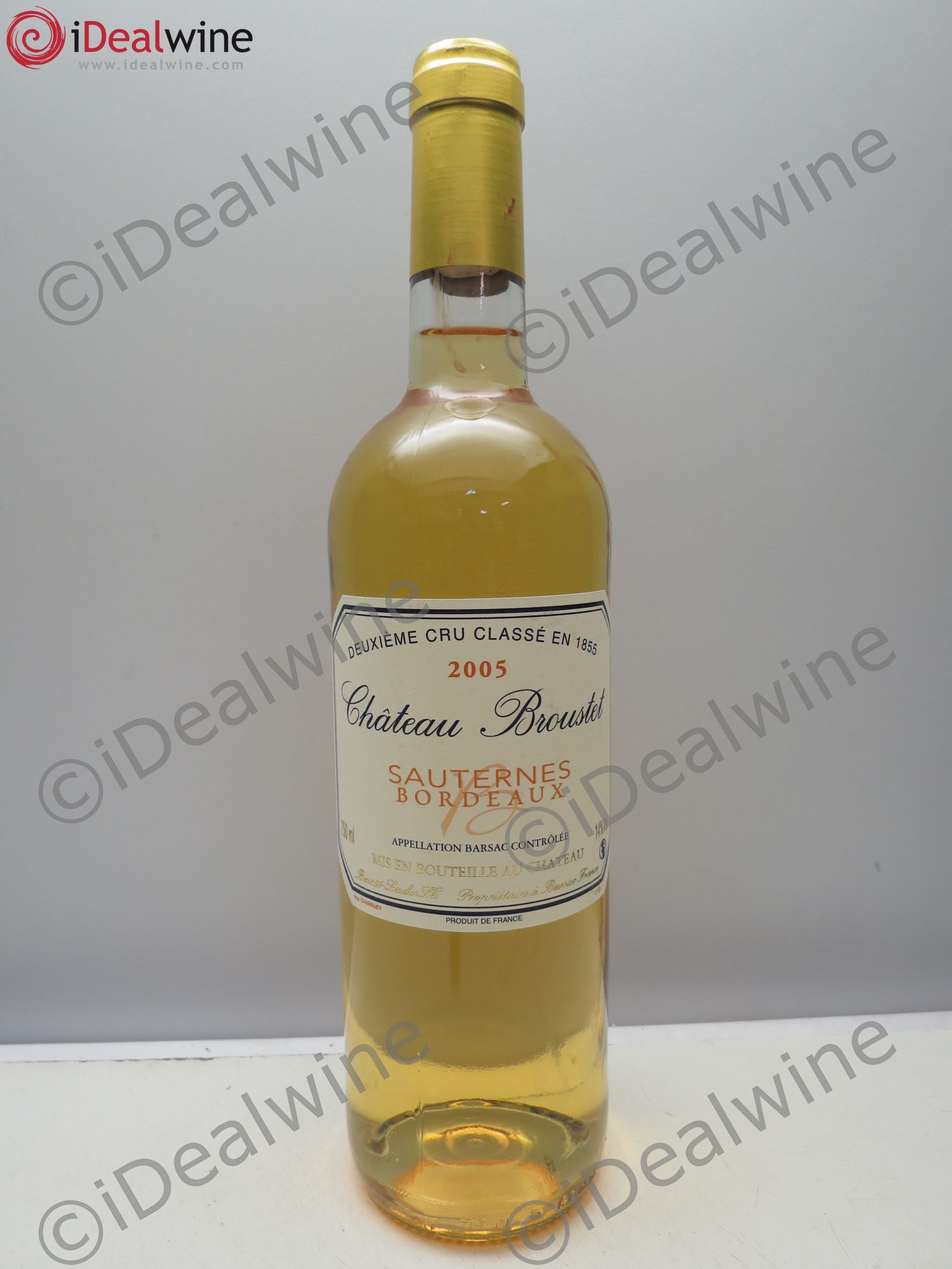 Château Broustet 2ème Grand Cru Classé 2005 - Lotto di 1 bottiglia - 0