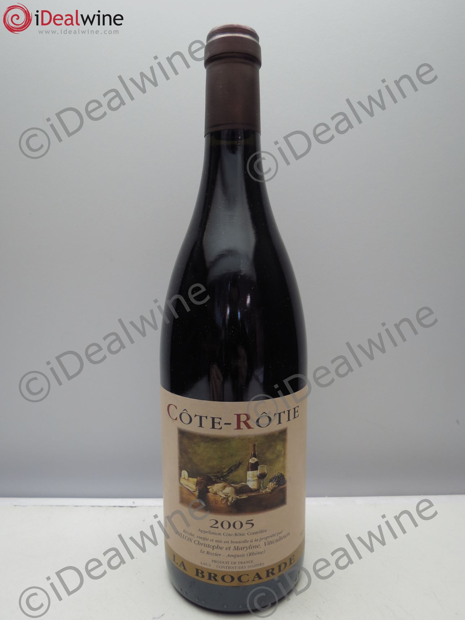 Côte-Rôtie Domaine Christophe Billon La Brocarde 2005 - Posten von 1 Flasche - 0