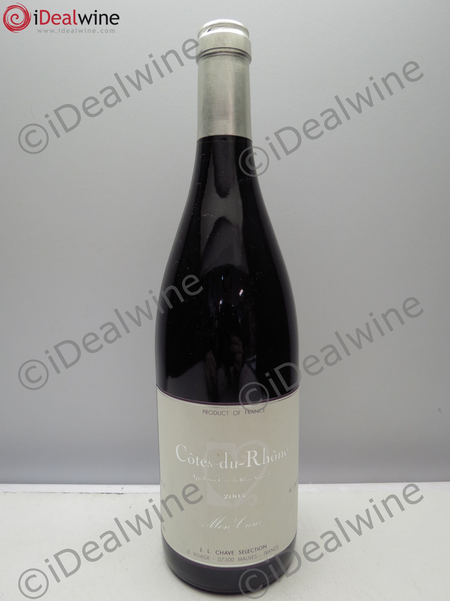 Côtes-du-Rhône Jean Louis Chave. Mon Coeur 2005 - Posten von 1 Flasche - 0