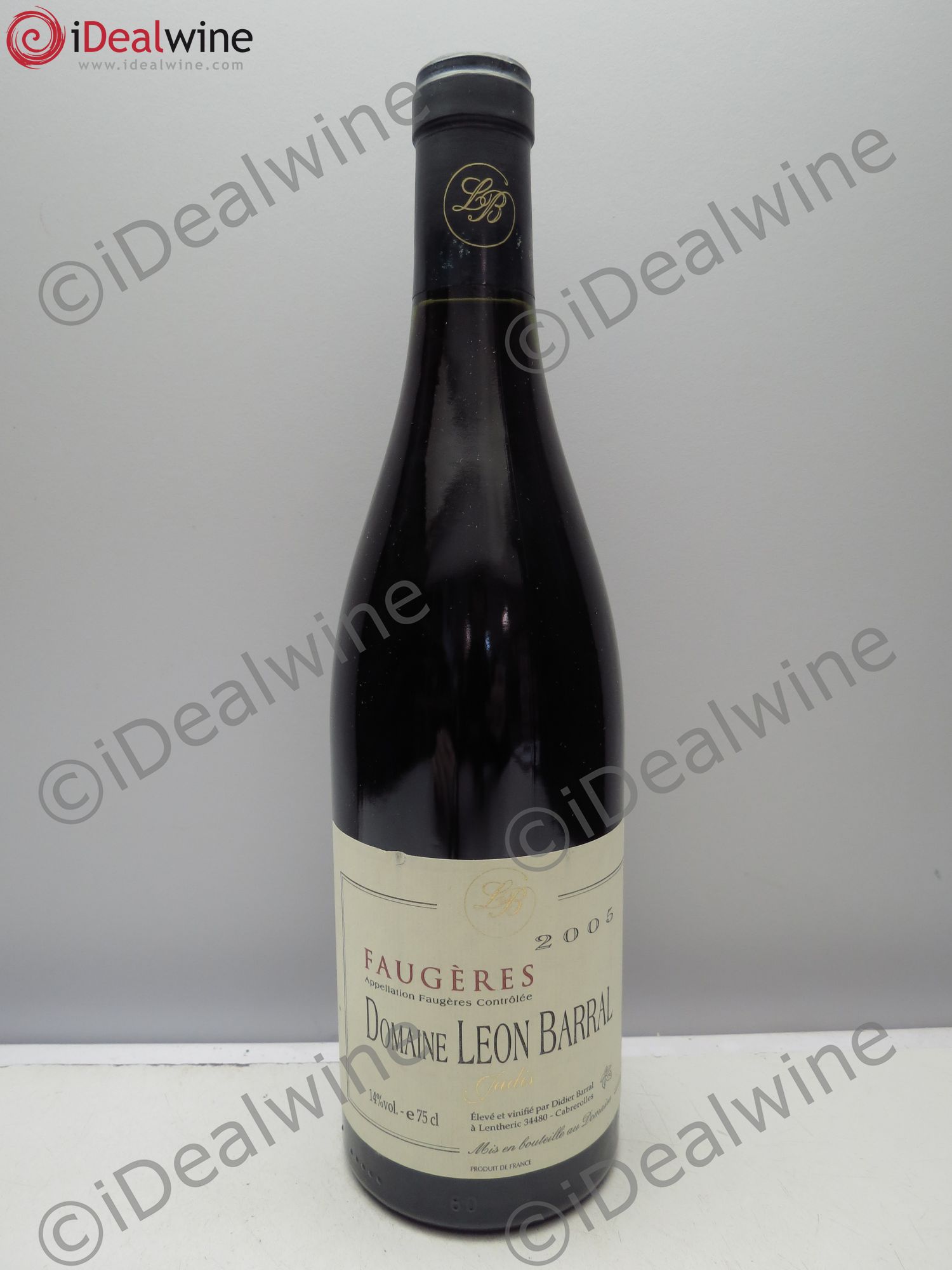 Faugères Jadis Domaine Léon Barral 2005 - Lot de 1 bouteille - 0
