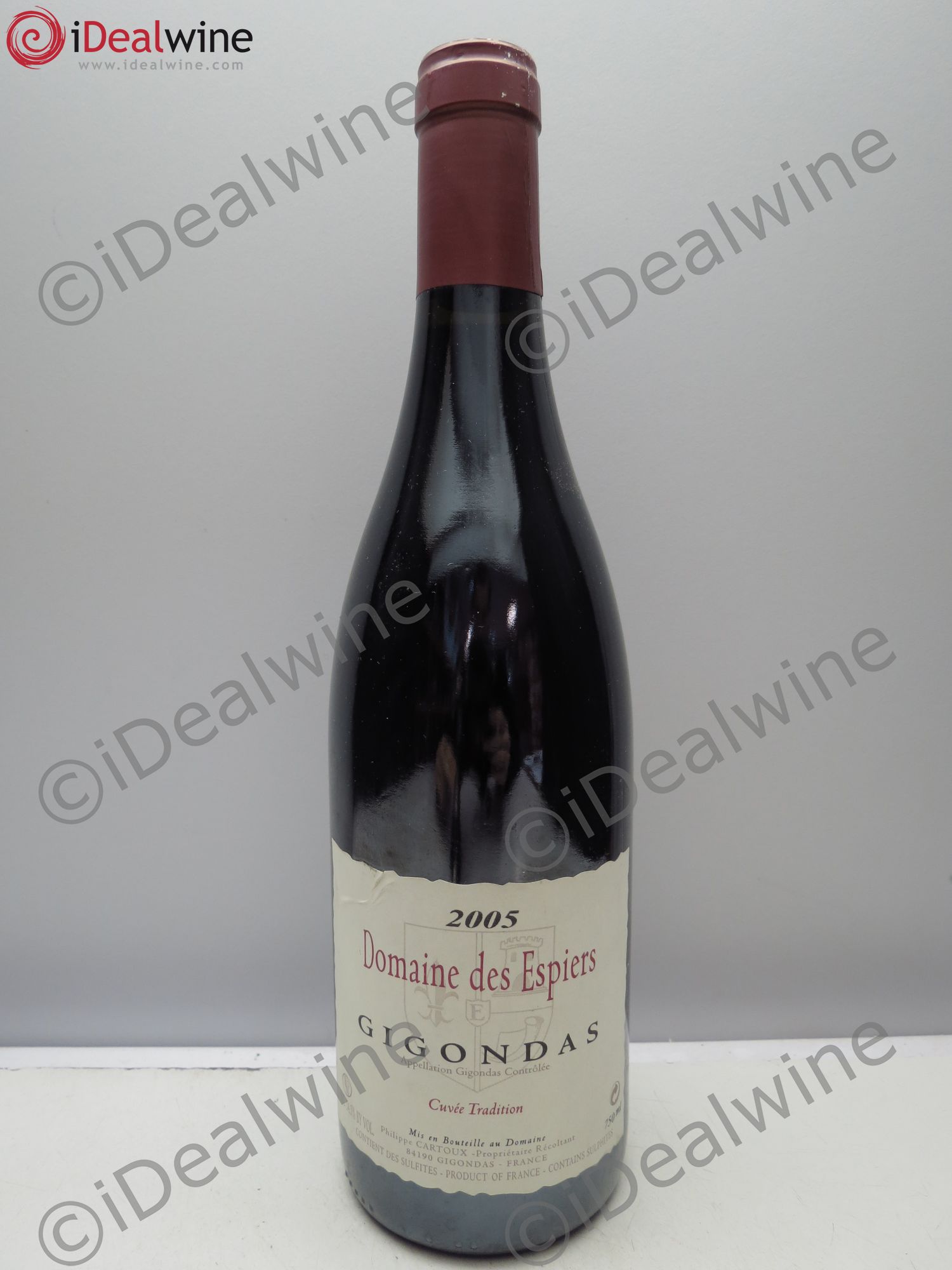 Gigondas Domaine des Espiers, Cuvée Tradition 2005 - Posten von 1 Flasche - 0