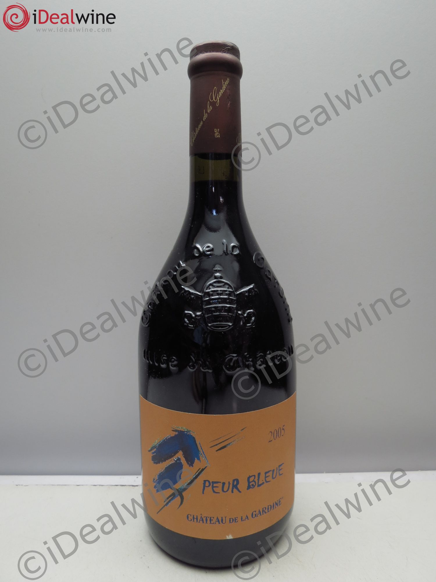 Châteauneuf-du-Pape Château de La Gardine Famille Brunel Peur Bleue 2005 - Lot de 1 bouteille - 0