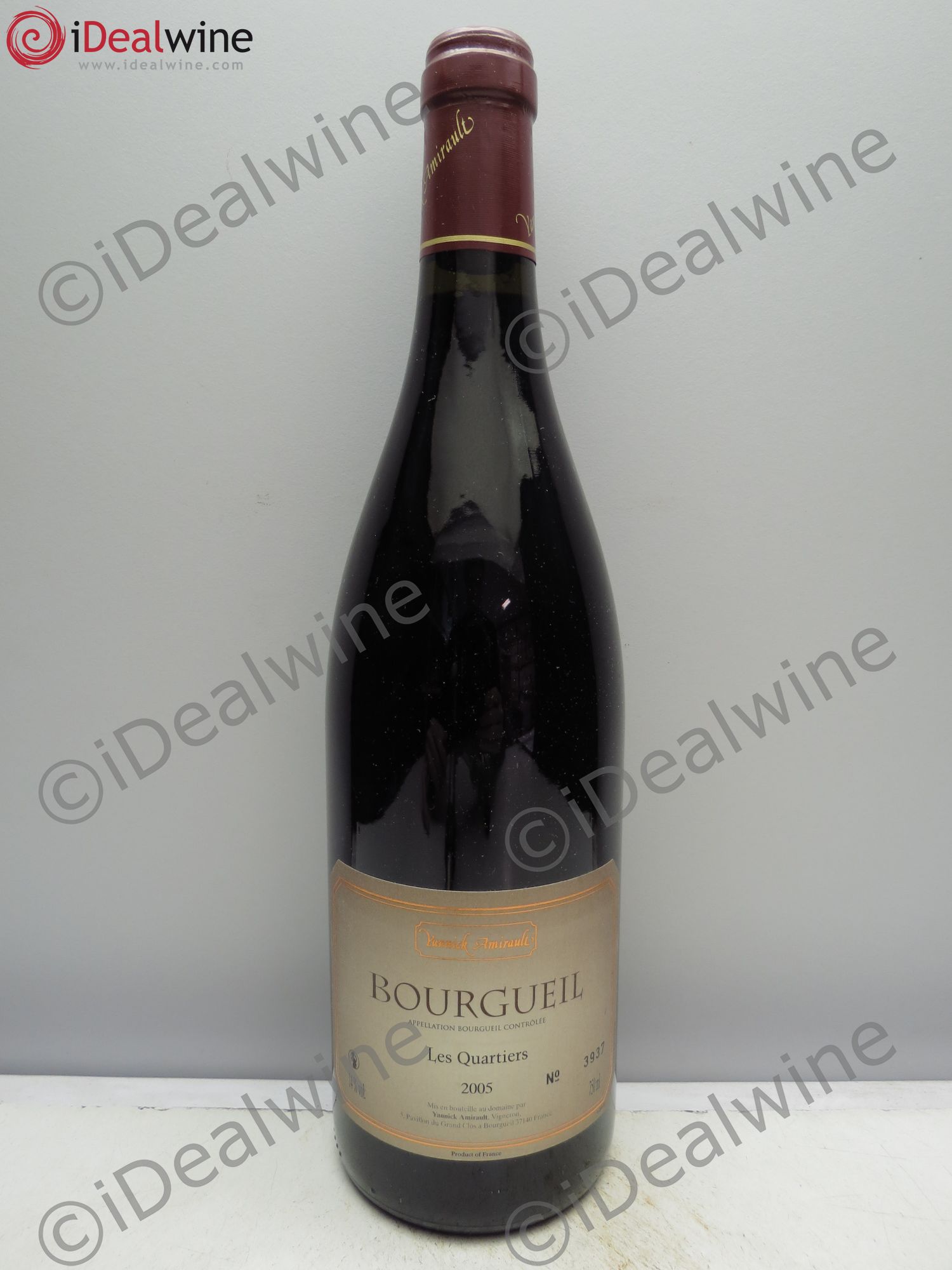 Bourgueil Domaine Yannick Amirault Les Quartiers 2005 - Posten von 1 Flasche - 0