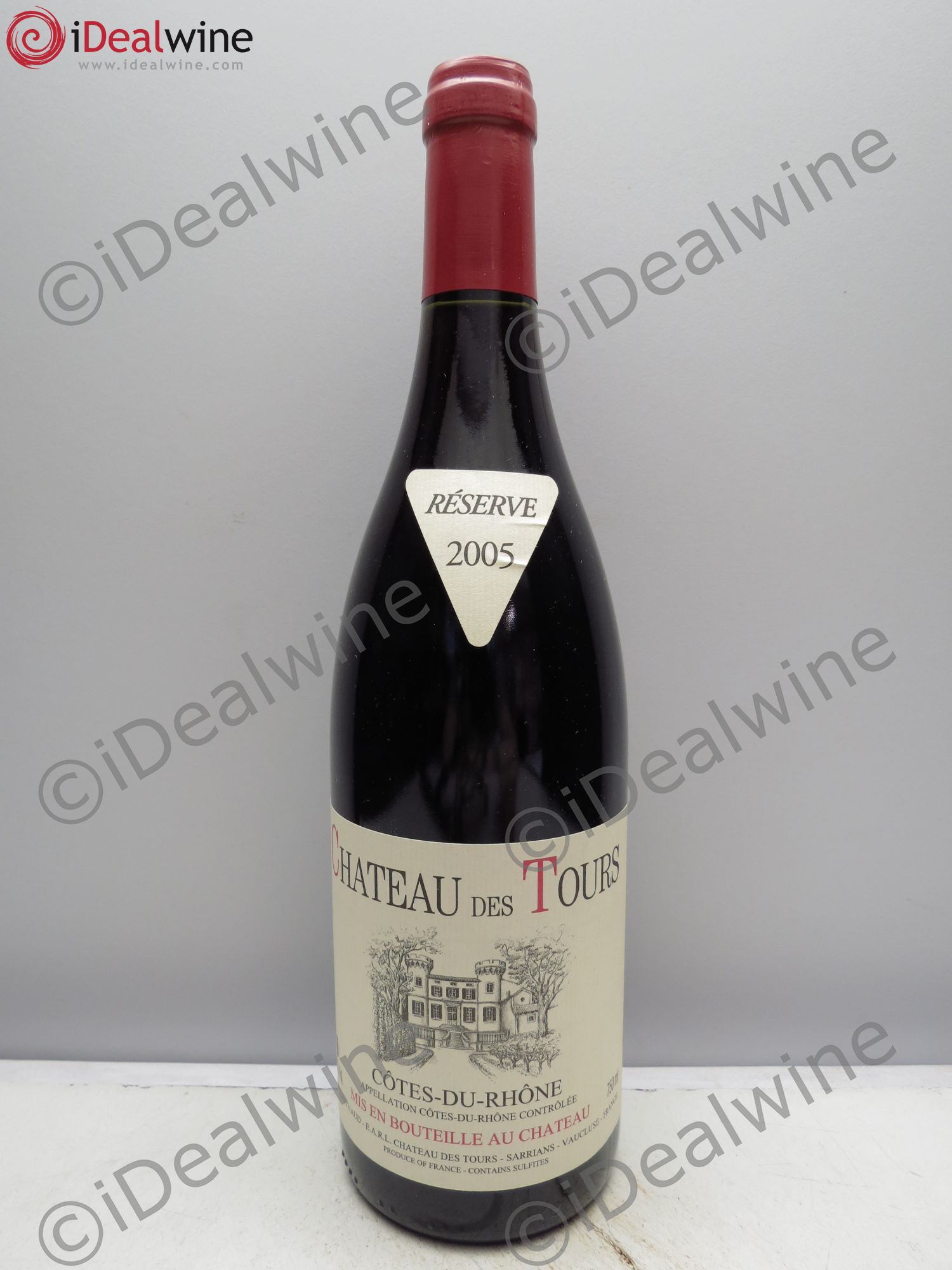 Côtes-du-Rhône Château des Tours 2005 - Lot de 1 bouteille - 0
