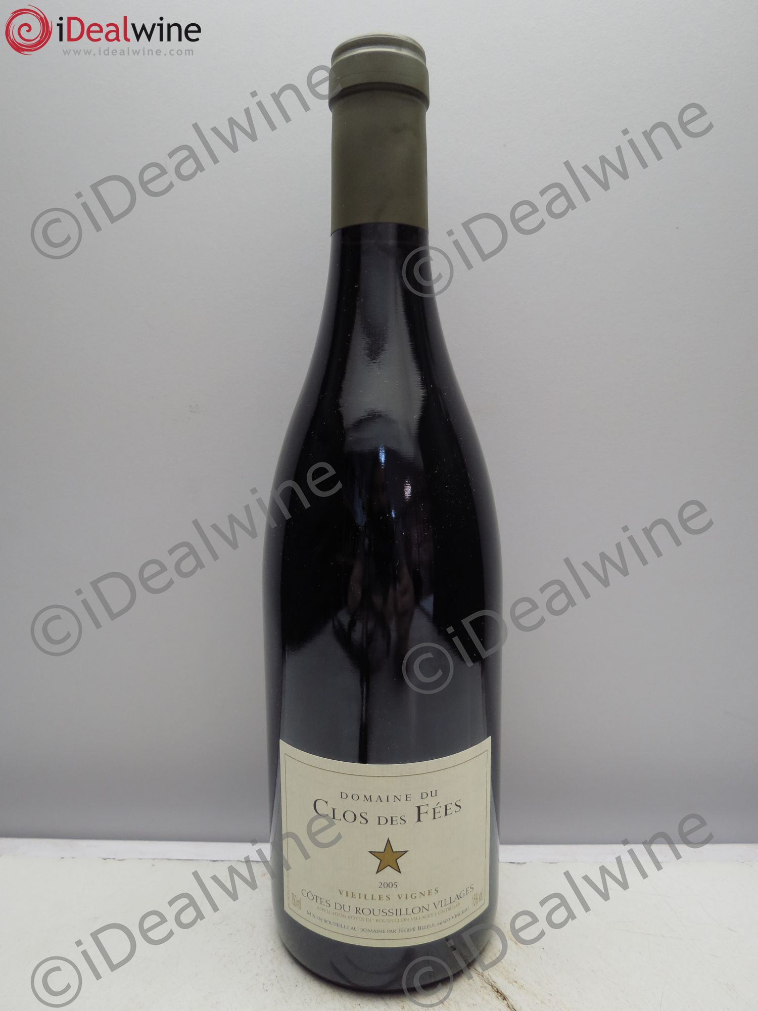 Côtes du Roussillon Villages Clos des Fées Hervé Bizeul 2005 - Posten von 1 Flasche - 0