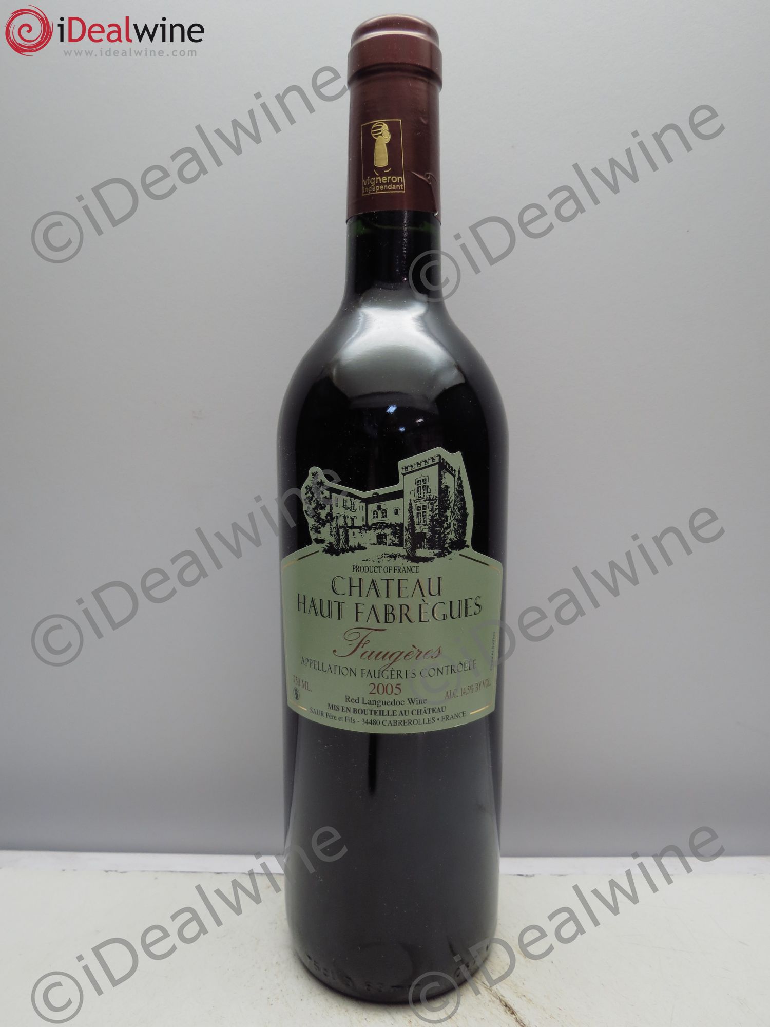 Faugères Château Haut Fabrègues 2005 - Posten von 1 Flasche - 0