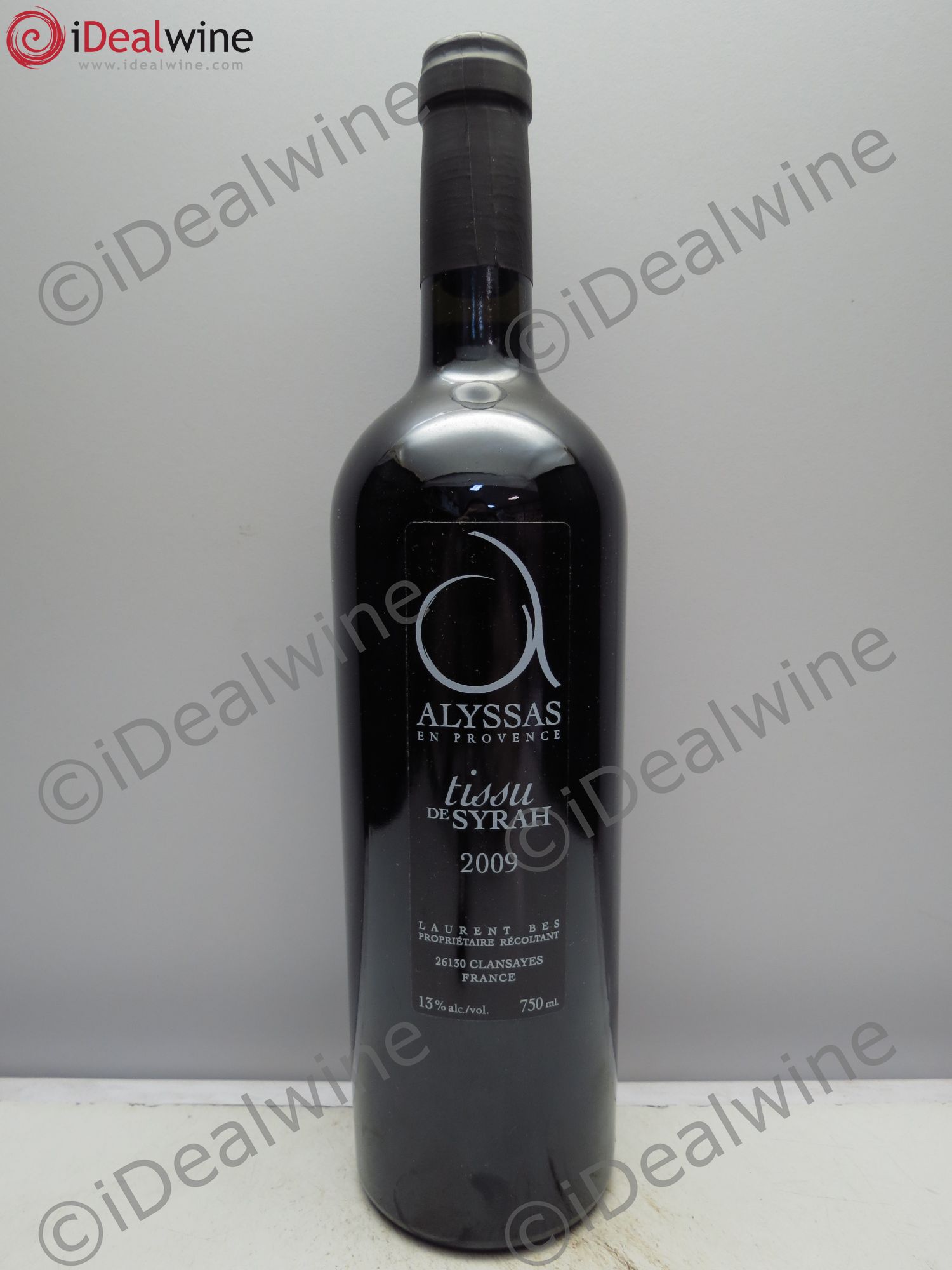 Divers Coteaux Du Tricastin Domaine Les Alyssas Tissu de Syrah(sans prix de réserve / no reserve) 2009 - Posten von 1 Flasche - 0