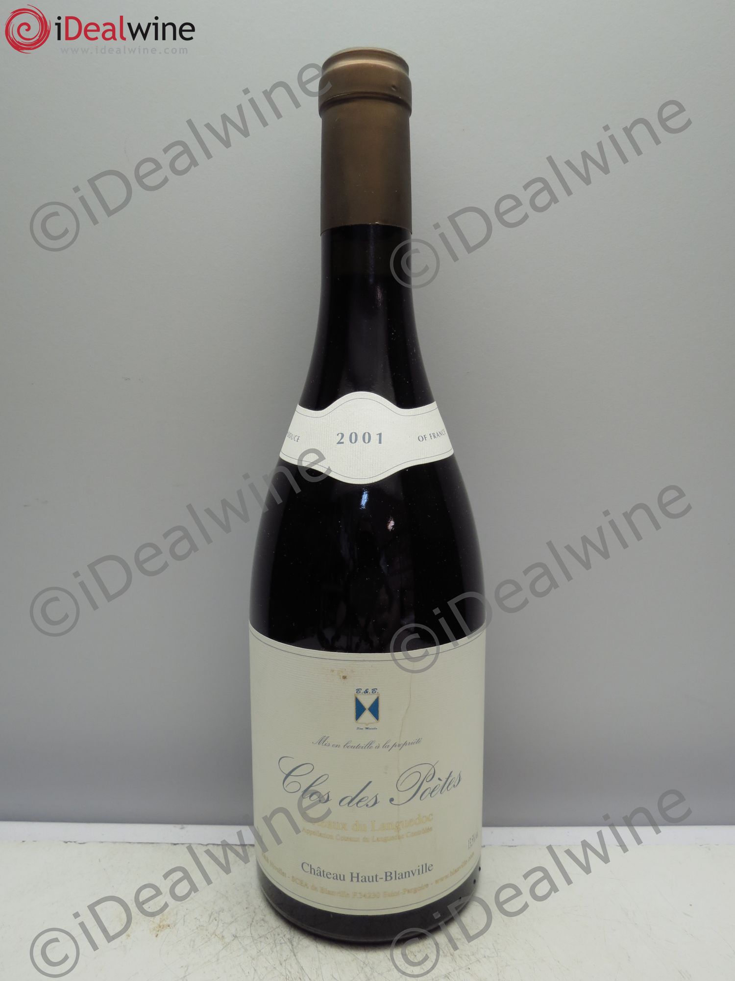 Coteaux du Languedoc Château Haut-Blanville Clos des Poètes 2001 - Posten von 1 Flasche - 0