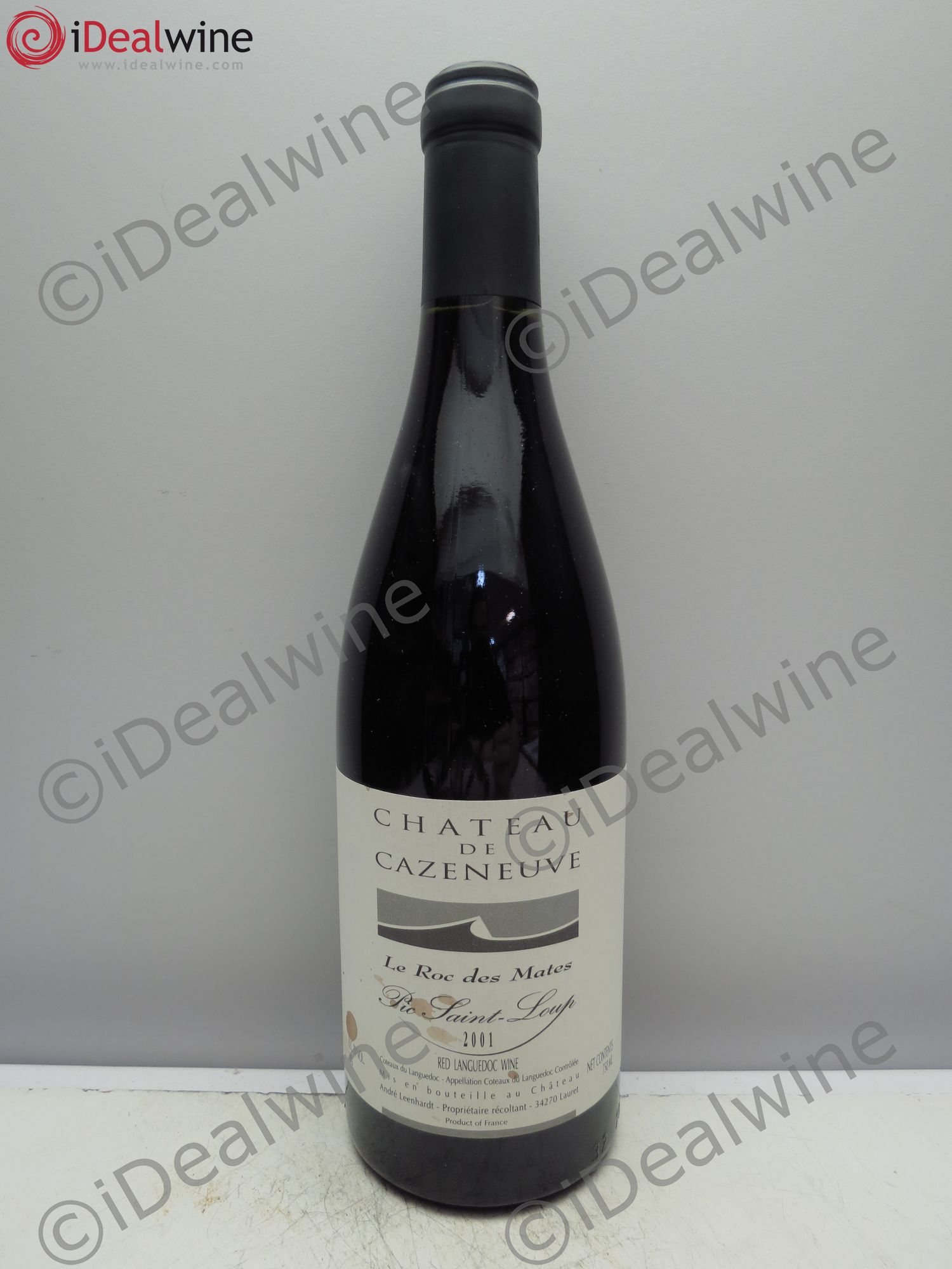 Coteaux du Languedoc Pic Saint Loup Domaine de Caseneuve le Roc des Mates 2001 - Posten von 1 Flasche - 0
