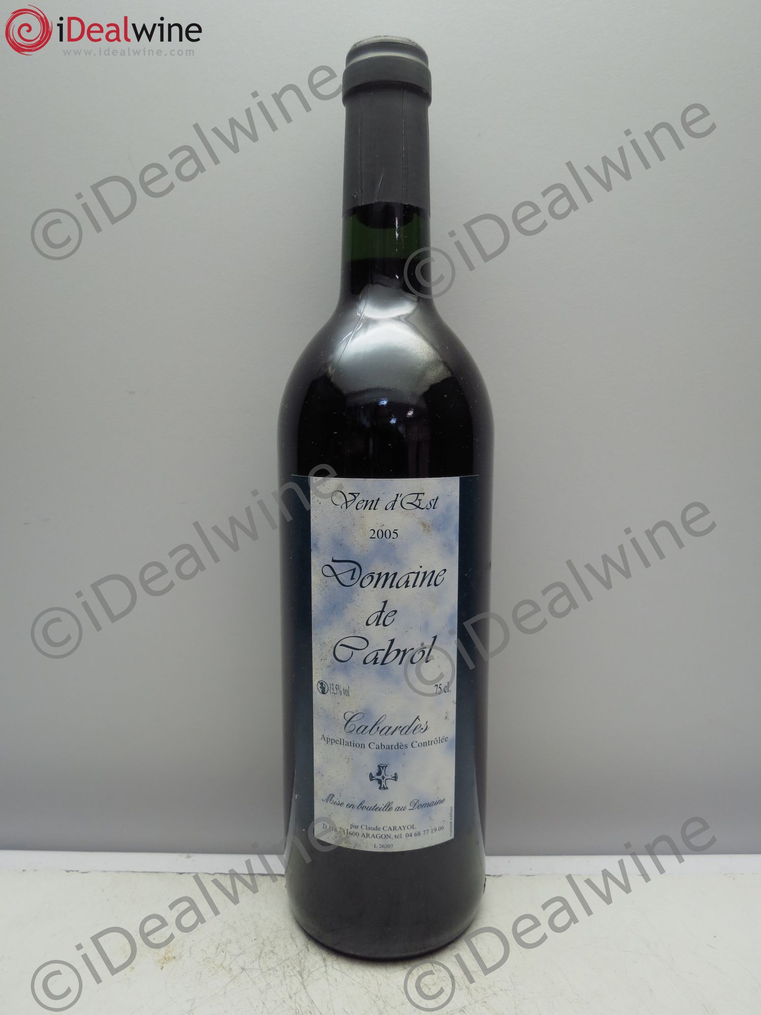 Languedoc Cabardès Domaine Cabrol Vent d'Est 2005 - Posten von 1 Flasche - 0