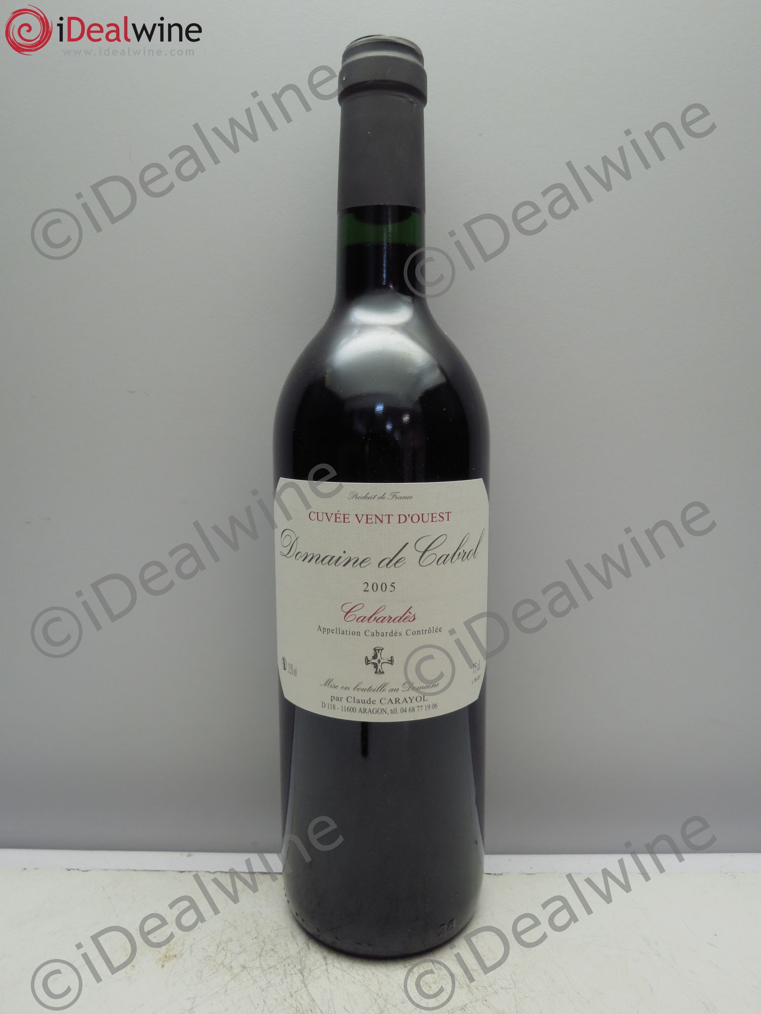Languedoc Cabardès Domaine Cabrol Vent d'Est 2005 - Posten von 1 Flasche - 0