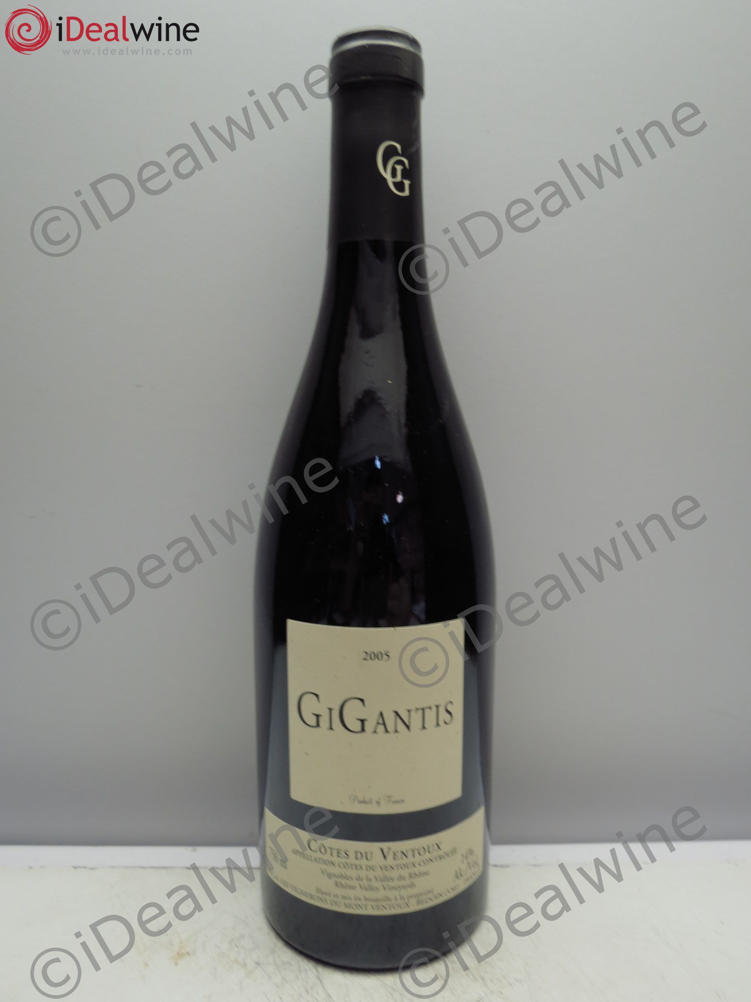 Ventoux les Vignerons du Mont Ventoux Gigantis(sans prix de réserve / no reserve) 2005 - Posten von 1 Flasche - 0