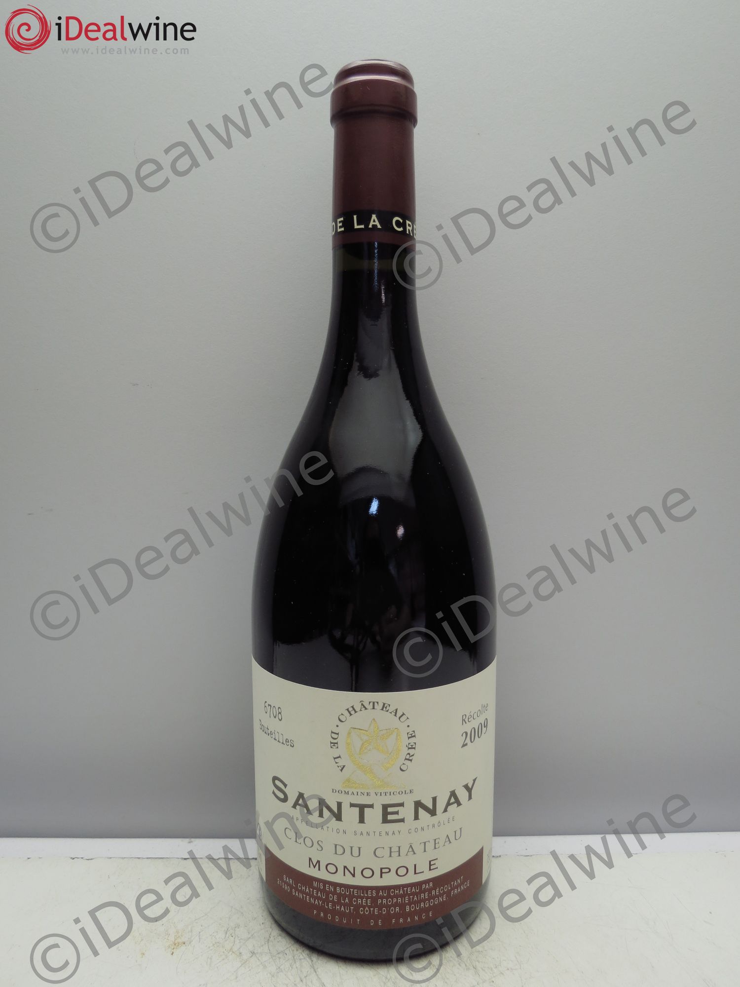 Santenay 1er Cru Clos du Château Château de la Crée 2009 - Posten von 1 Flasche - 0
