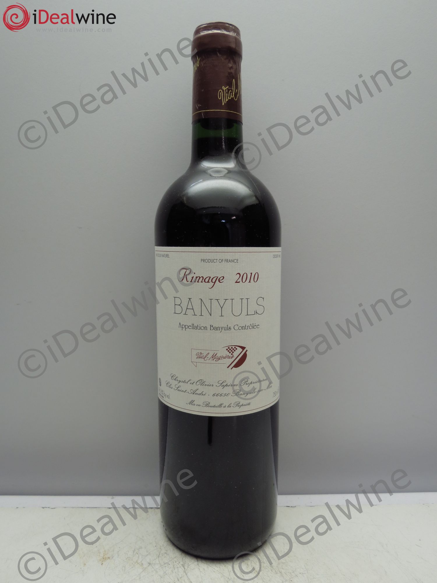 Banyuls Rimage Domaine Vial Magnère 2010 - Posten von 1 Flasche - 0