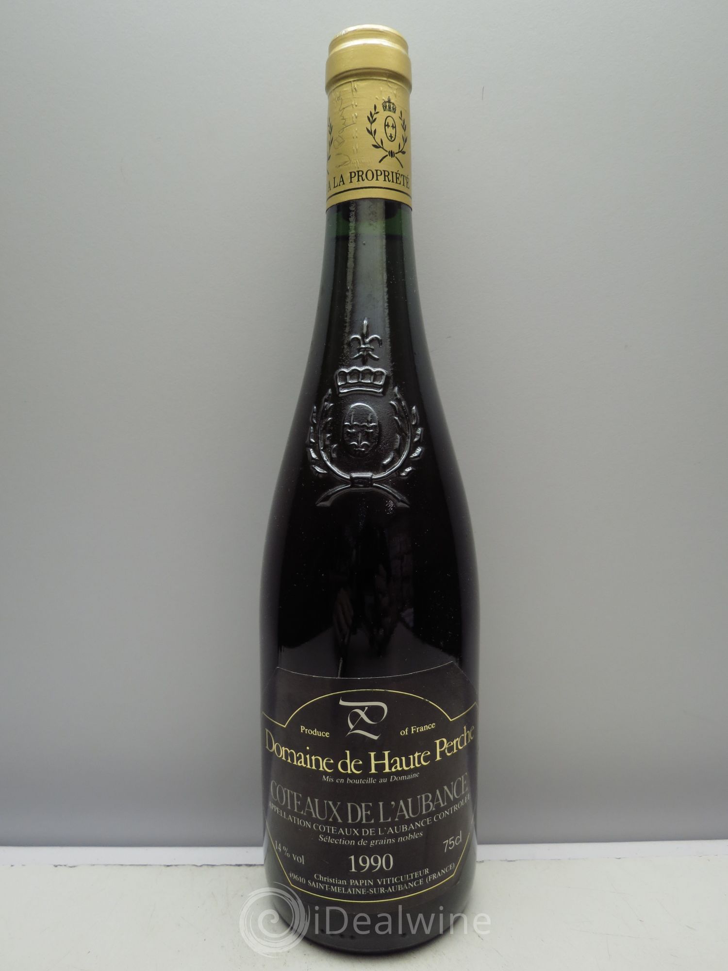 Coteaux de l'Aubance Domaine Haute Perche Sélection de Grains Nobles 1990 - Lotto di 1 bottiglia - 0